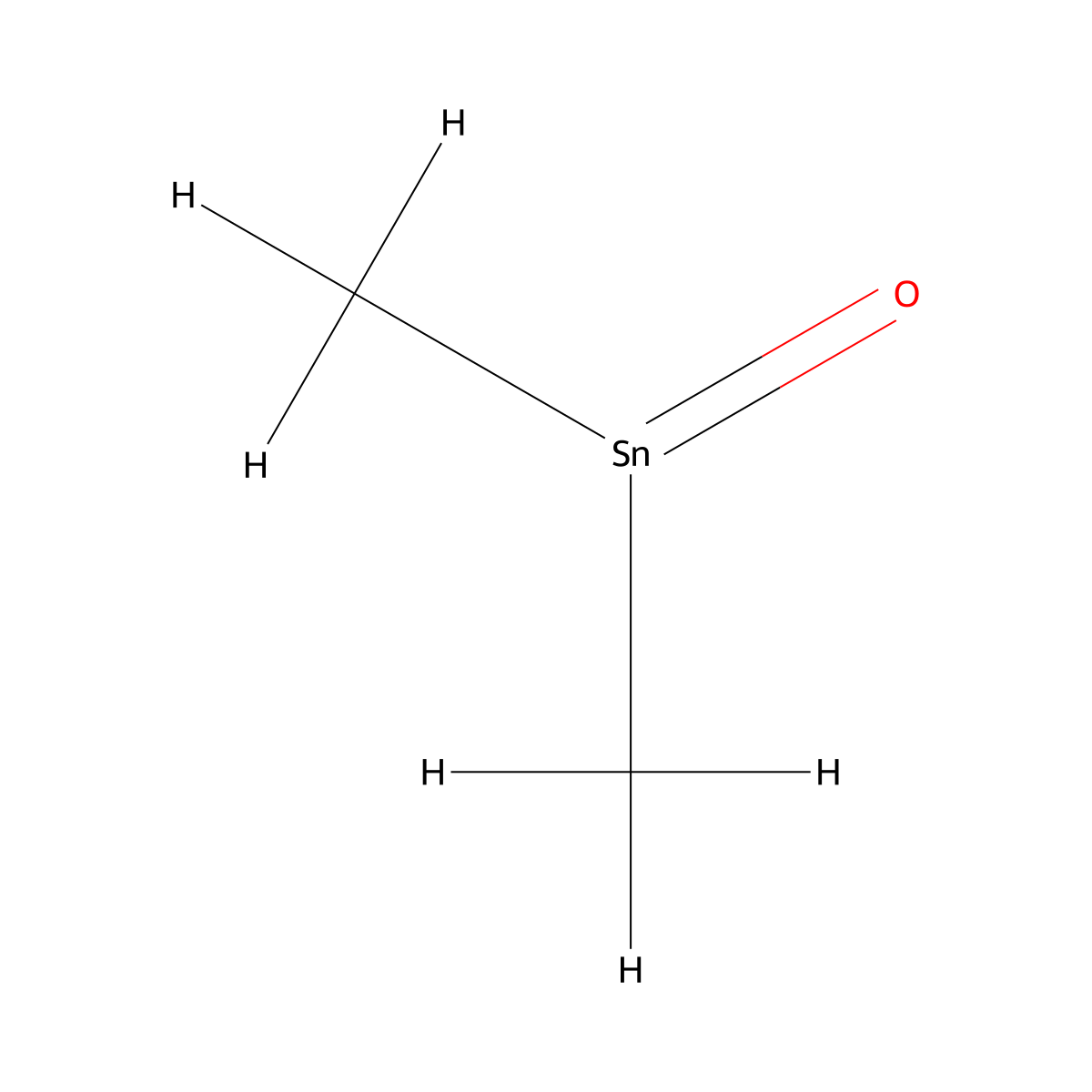 Dimethyloxostannane molecular structure, CAS 2273-45-2