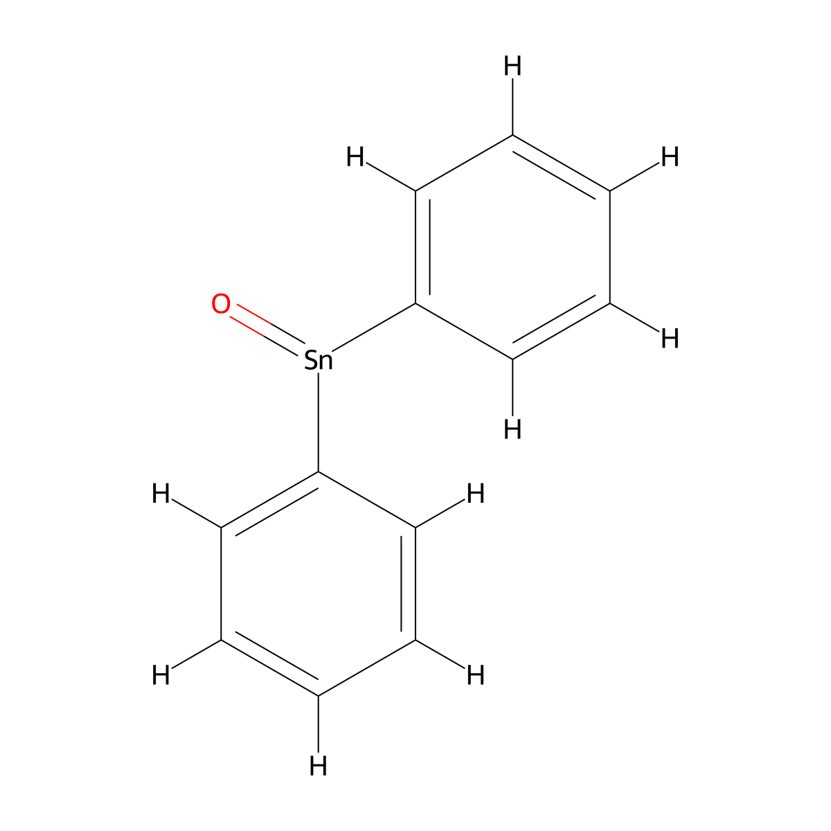 Oxodiphenylstannane molecular structure, CAS 2273-51-0