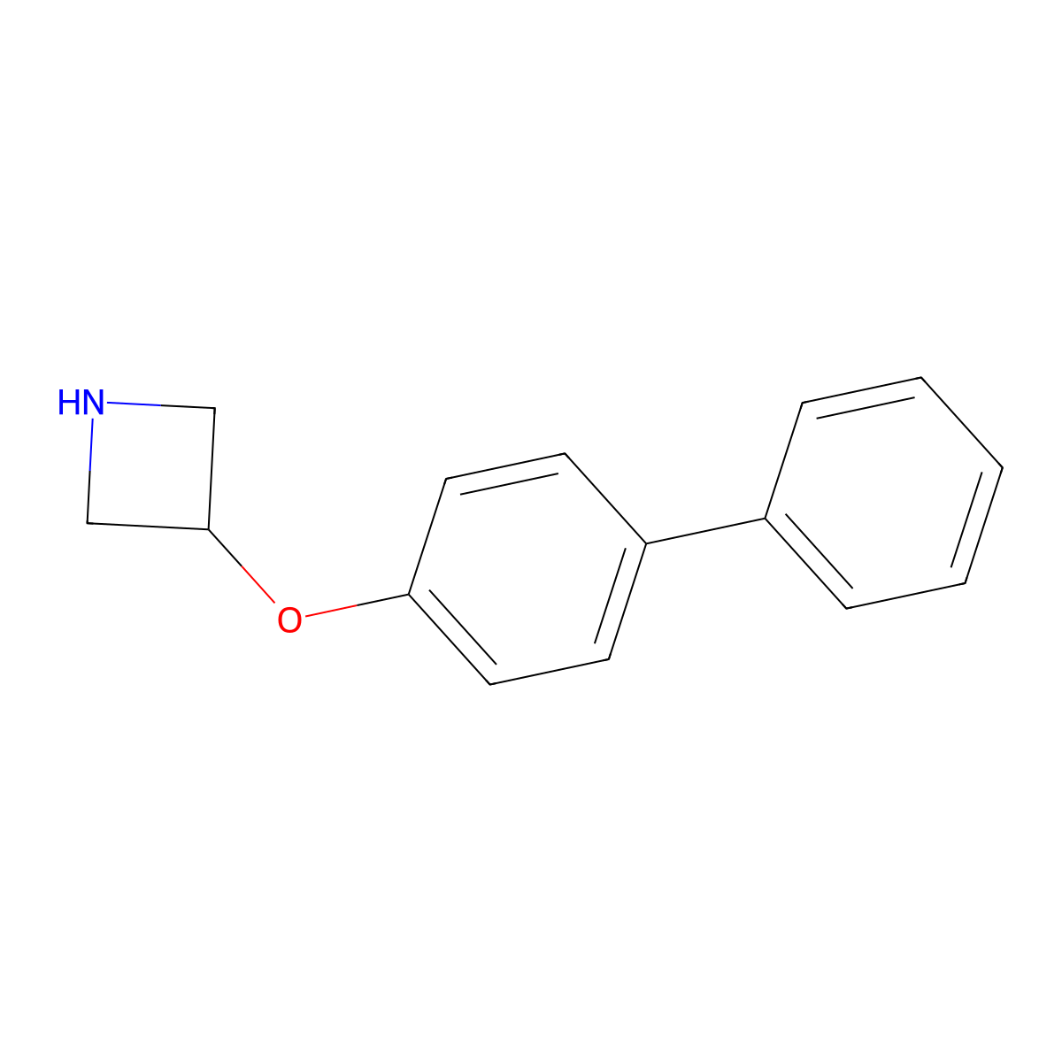 3-([1,1'-Biphenyl]-4-yloxy)azetidine molecular structure, CAS 227304-96-3