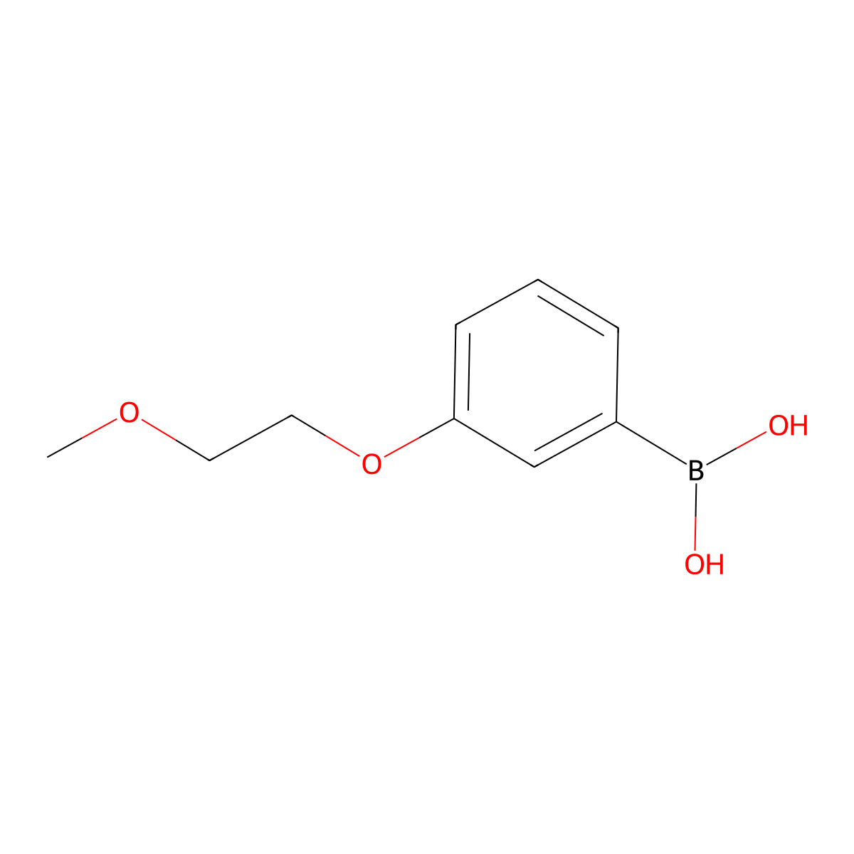[3-(2-Methoxyethoxy)phenyl]boronic acid molecular structure, CAS 227305-67-1