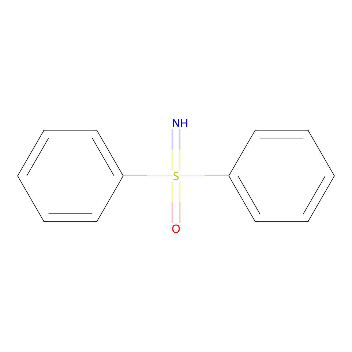 (Diphenylimino-lambda6-sulfanyl)one molecular structure, CAS 22731-83-5