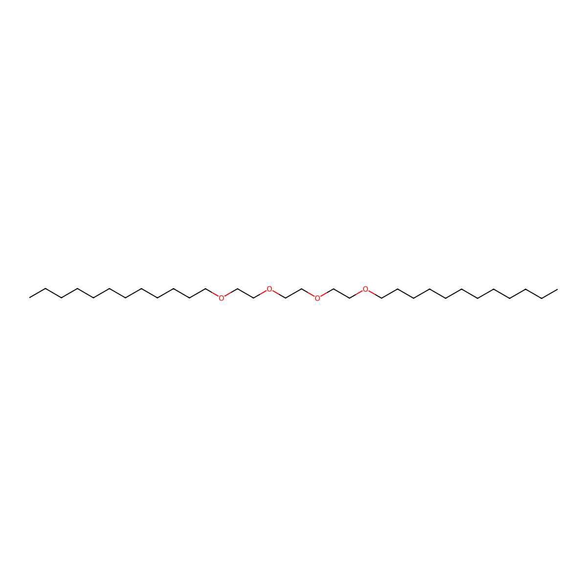 13,16,19,22-Tetraoxatetratriacontane molecular structure, CAS 22732-74-7