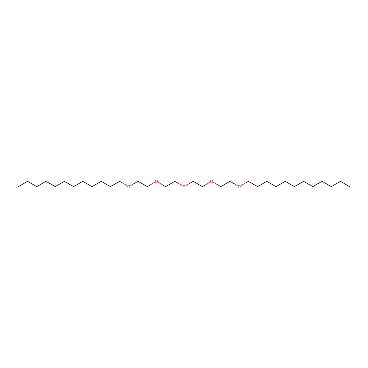 13,16,19,22,25-Pentaoxaheptatriacontane molecular structure, CAS 22732-75-8