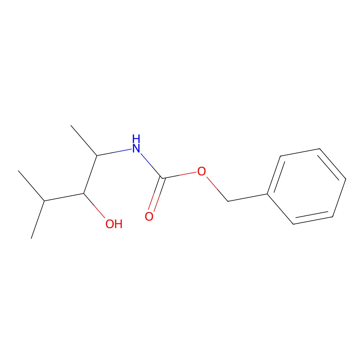 benzyl N-(3-hydroxy-4-methylpentan-2-yl)carbamate molecular structure, CAS 2273388-94-4