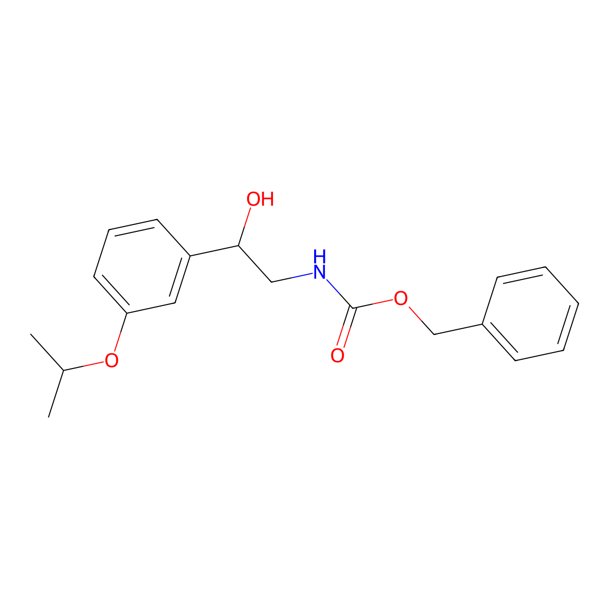 benzyl N-{2-hydroxy-2-[3-(propan-2-yloxy)phenyl]ethyl}carbamate molecular structure, CAS 2273392-86-0