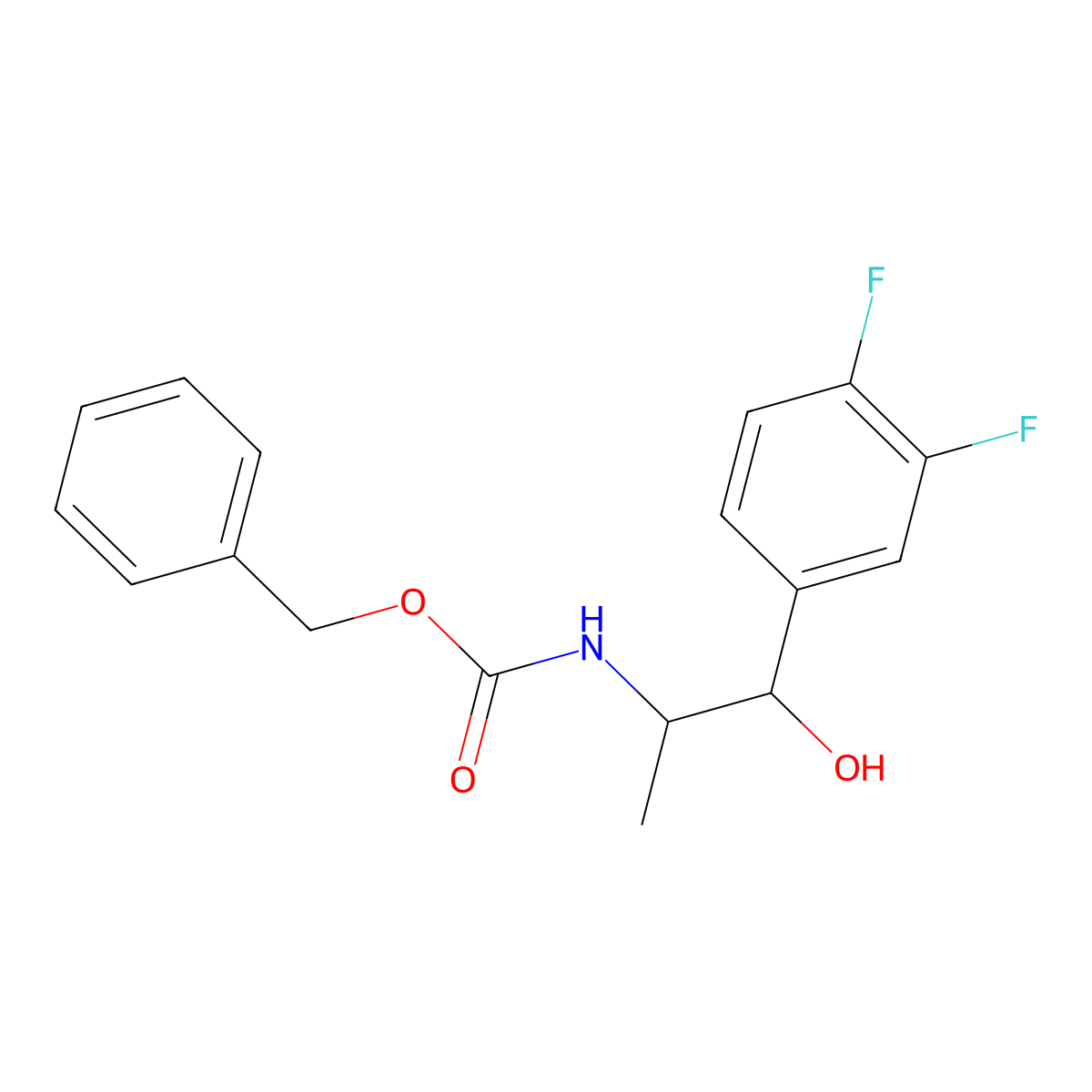 benzyl N-[1-(3,4-difluorophenyl)-1-hydroxypropan-2-yl]carbamate molecular structure, CAS 2273399-60-1