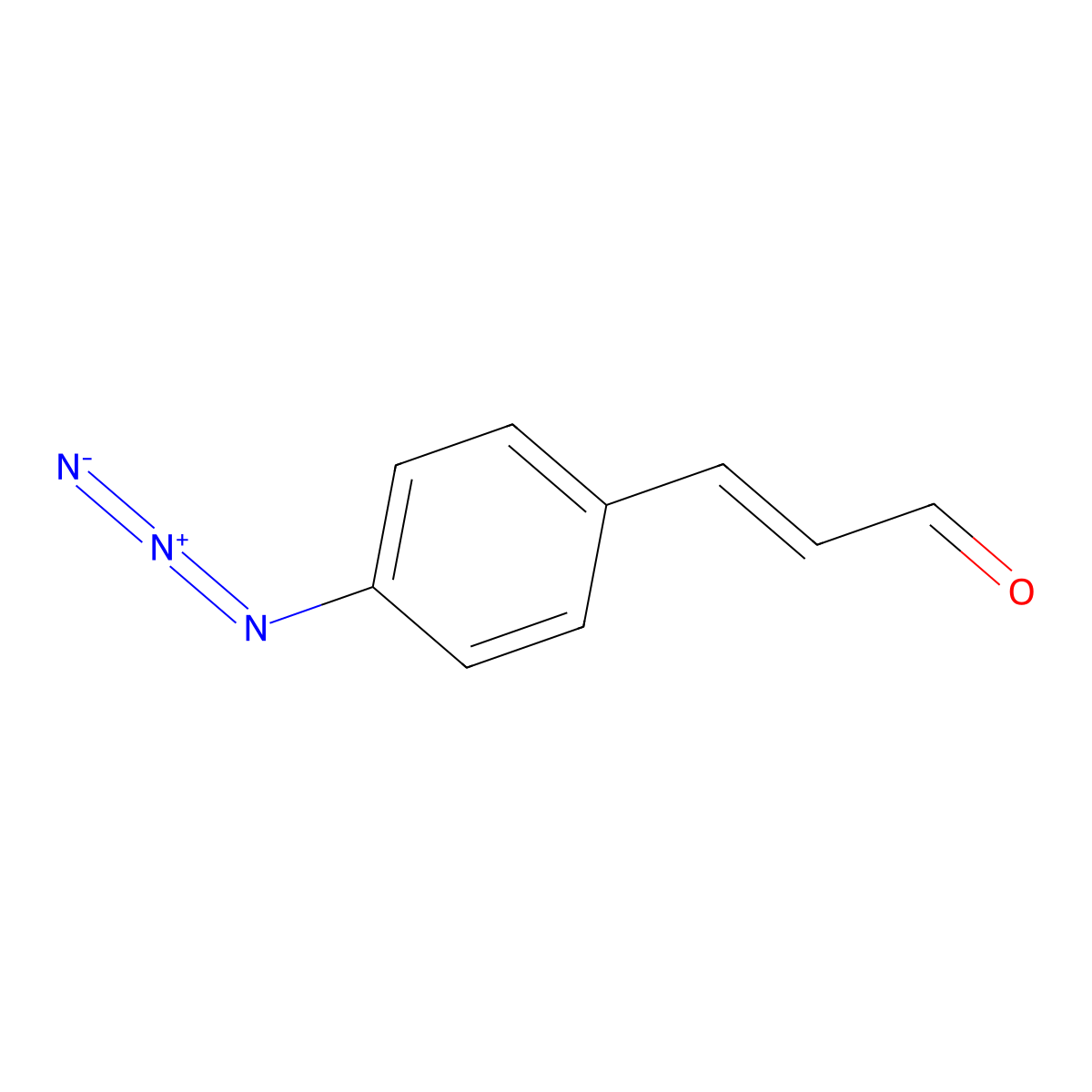 4-Azidocinnamaldehyde molecular structure, CAS 22736-78-3
