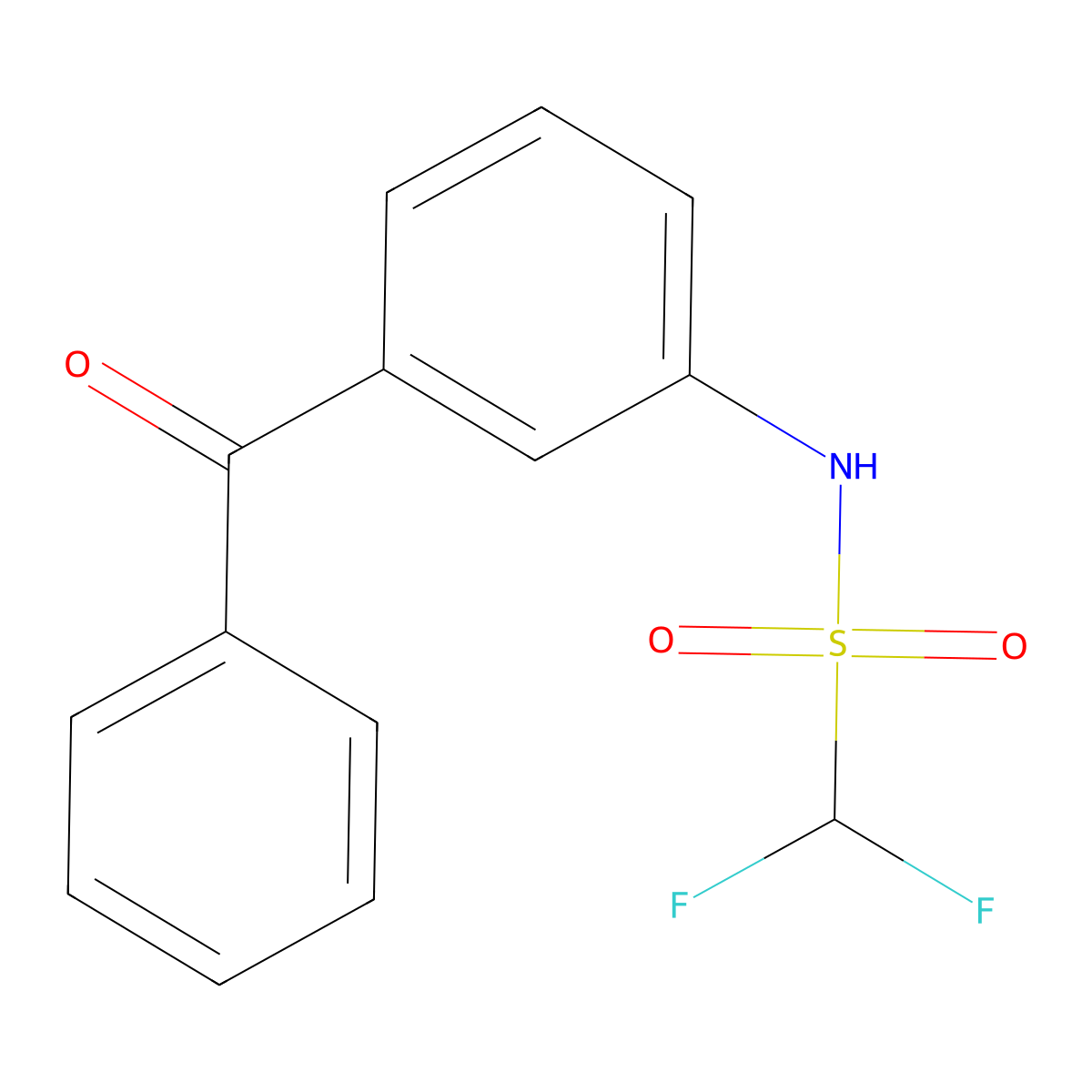 Diflumidone molecular structure, CAS 22736-85-2