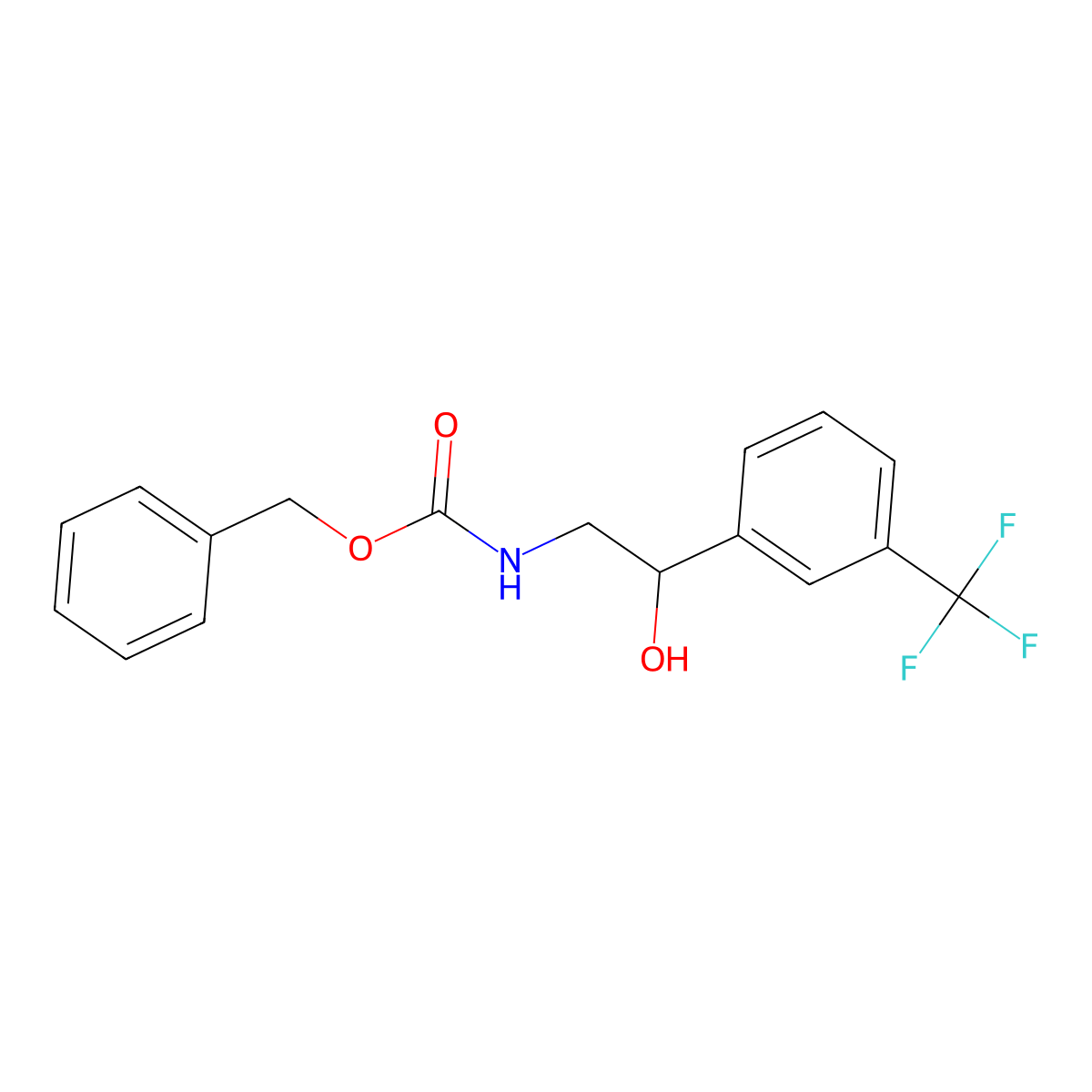 benzyl N-{2-hydroxy-2-[3-(trifluoromethyl)phenyl]ethyl}carbamate molecular structure, CAS 2273609-70-2