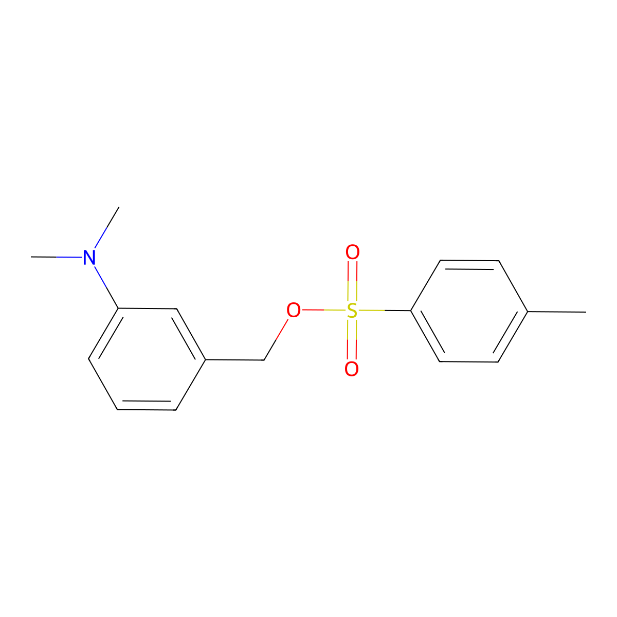[3-(Dimethylamino)phenyl]methyl 4-methylbenzene-1-sulfonate molecular structure, CAS 2273682-12-3