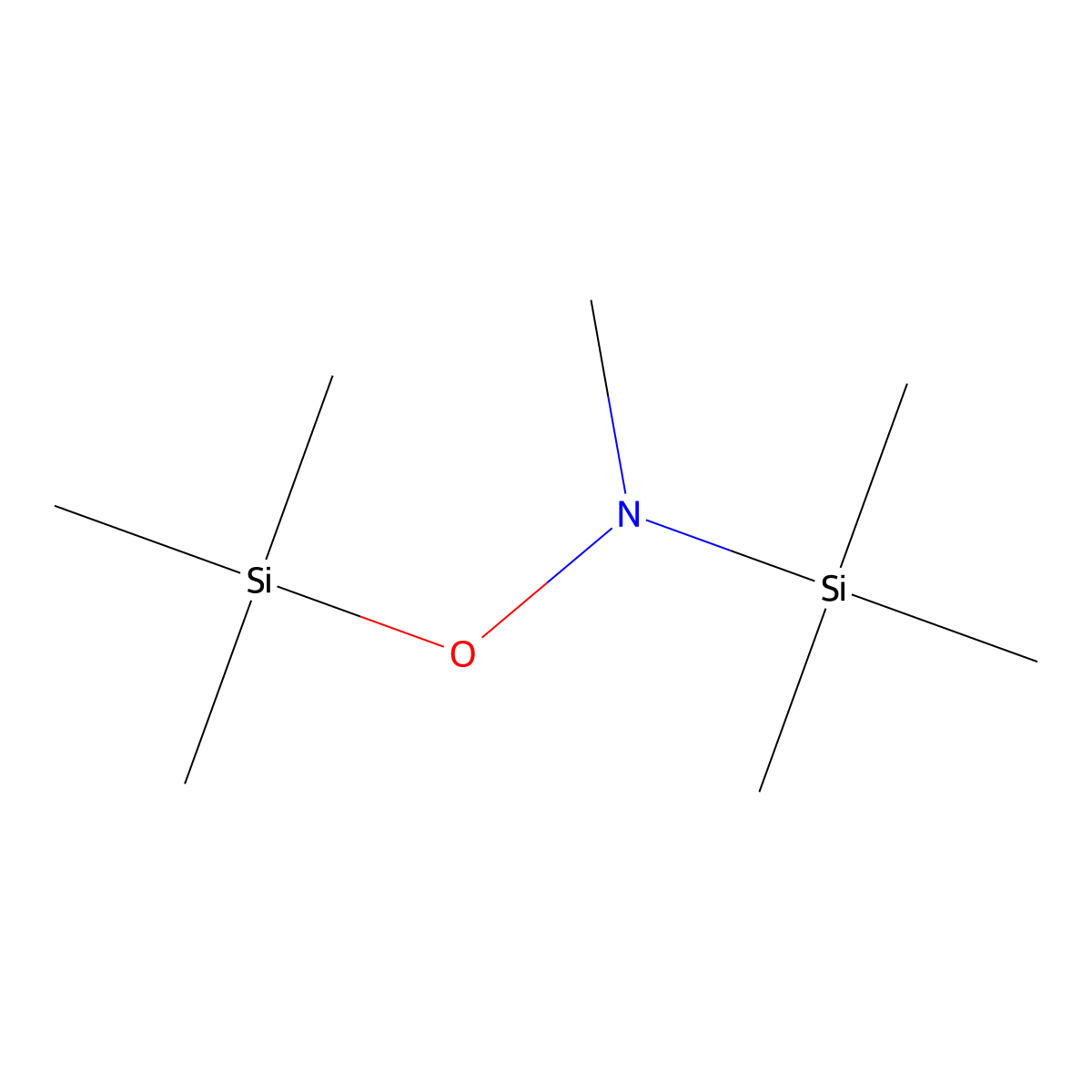 N-Methyl-N,O-bis(trimethylsilyl)hydroxylamine molecular structure, CAS 22737-33-3