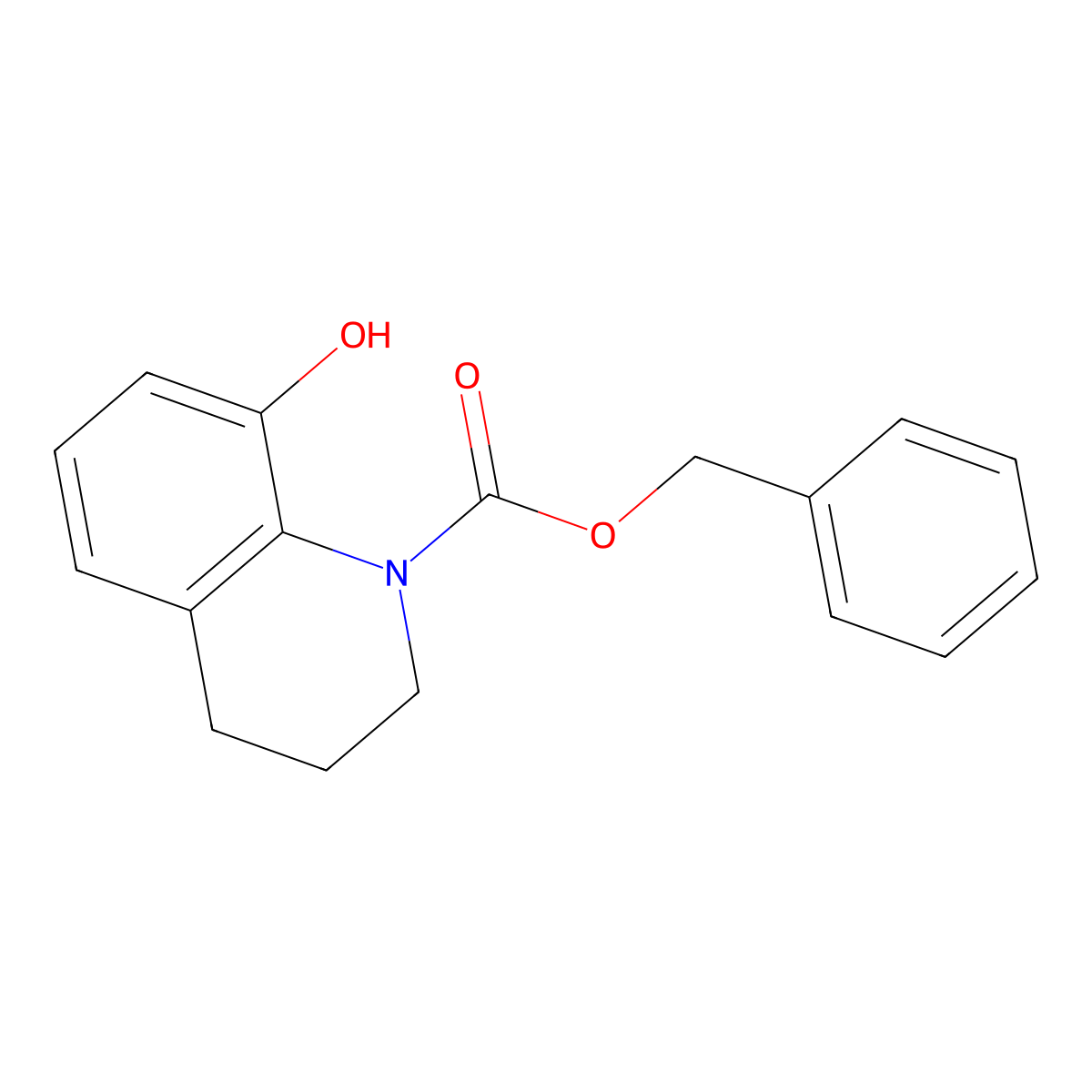 Benzyl 8-hydroxy-1,2,3,4-tetrahydroquinoline-1-carboxylate molecular structure, CAS 2273742-14-4