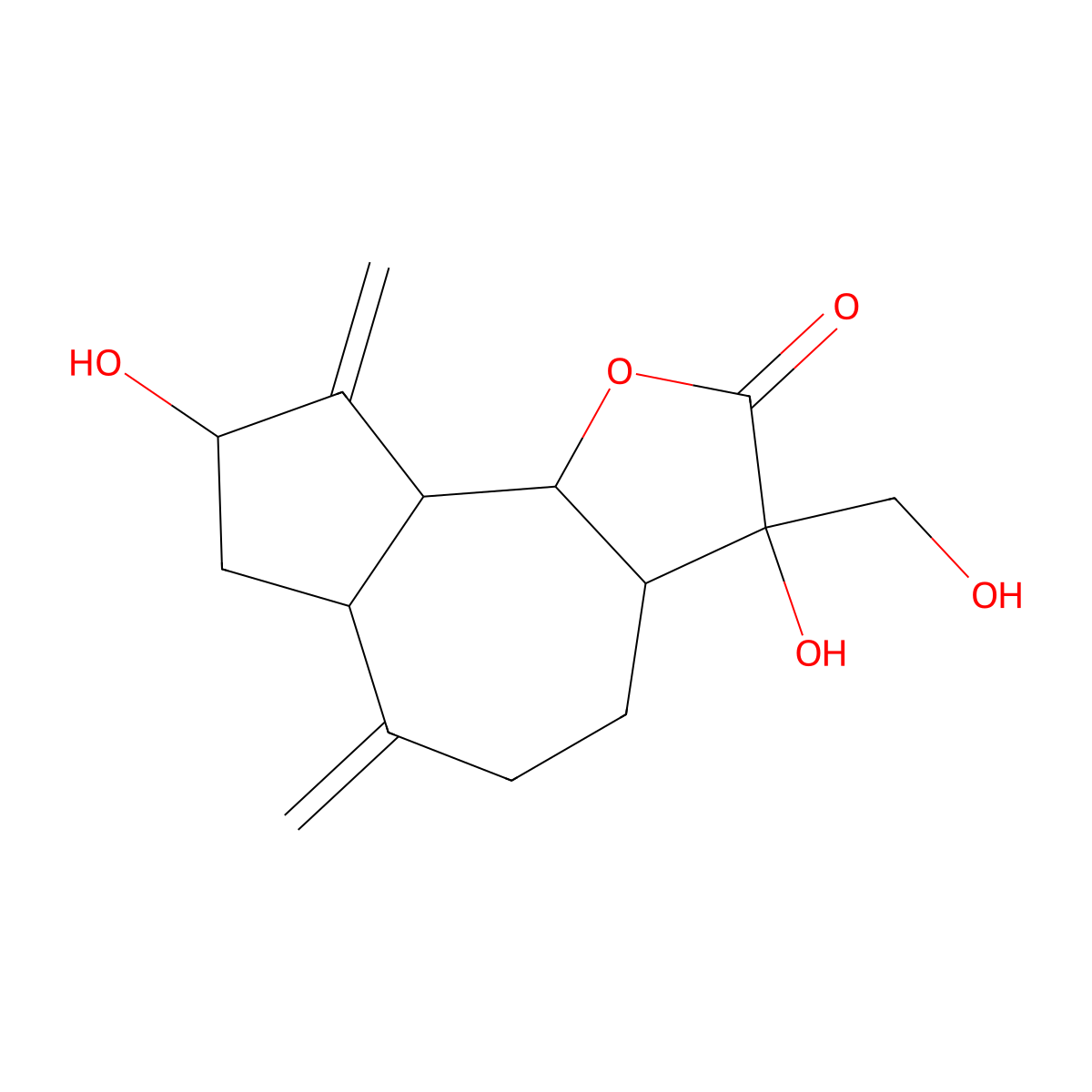 Solstitialin molecular structure, CAS 22738-70-1