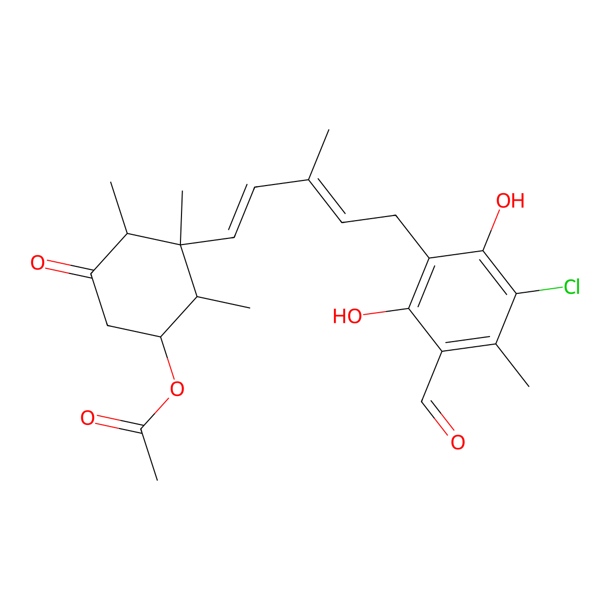 Ilicicolin F molecular structure, CAS 22738-98-3