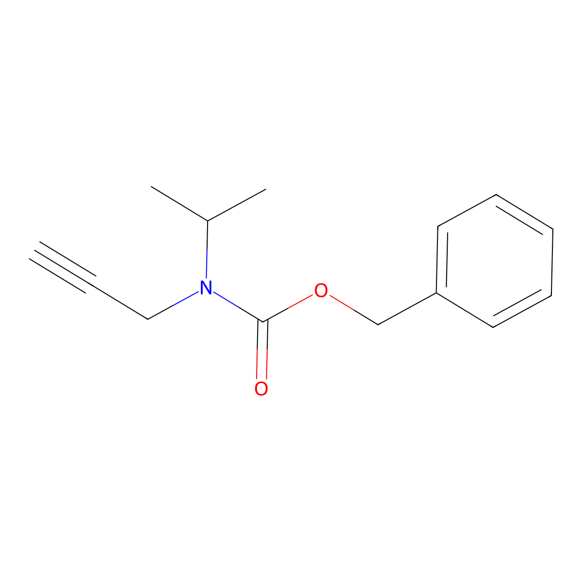 benzyl N-(prop-2-yn-1-yl)-N-(propan-2-yl)carbamate molecular structure, CAS 2273830-45-6