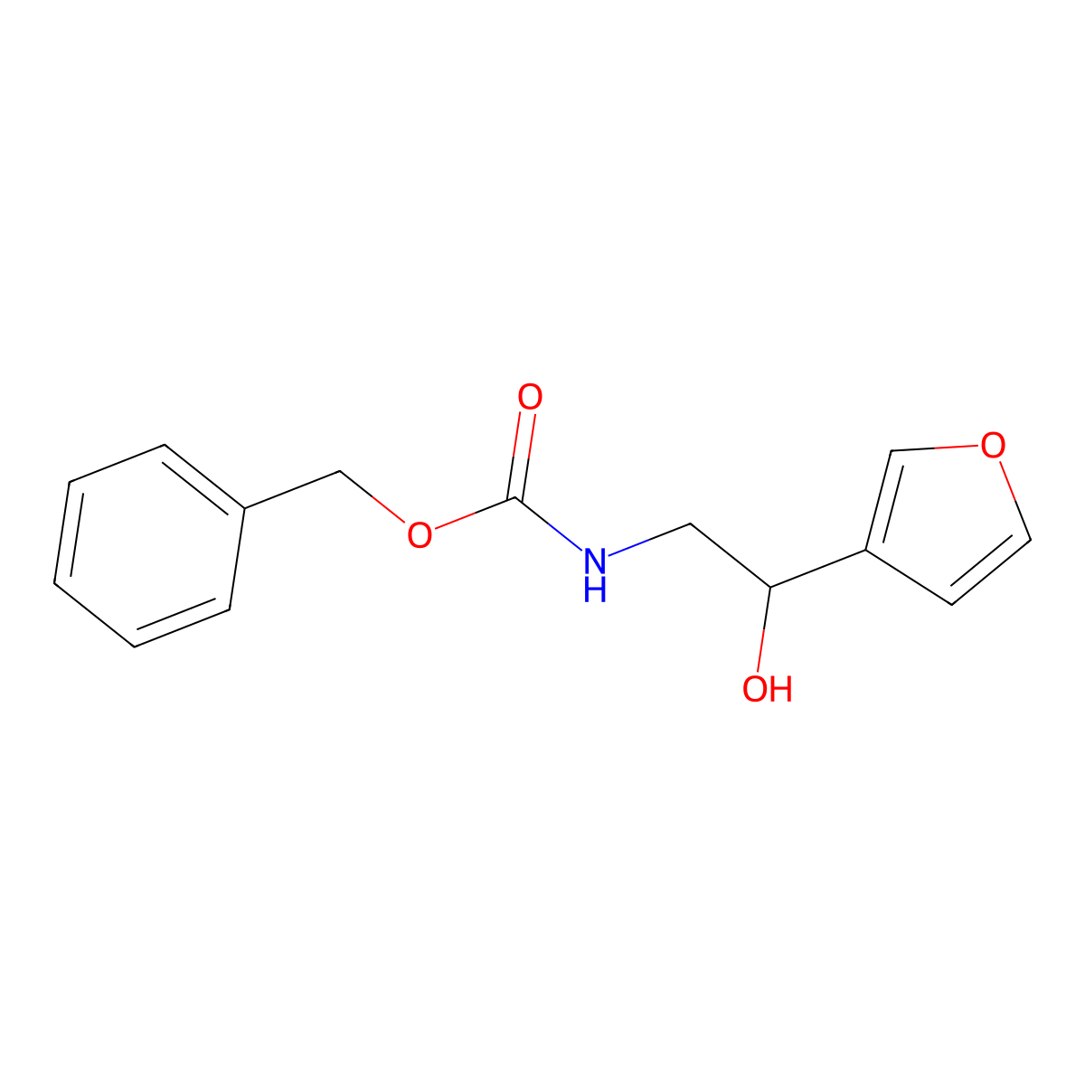 benzyl N-[2-(furan-3-yl)-2-hydroxyethyl]carbamate molecular structure, CAS 2273878-76-3