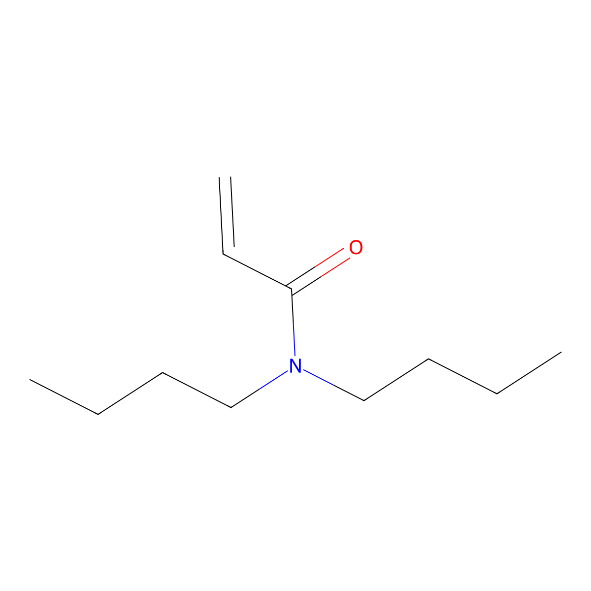 N,N-dibutylprop-2-enamide molecular structure, CAS 2274-13-7