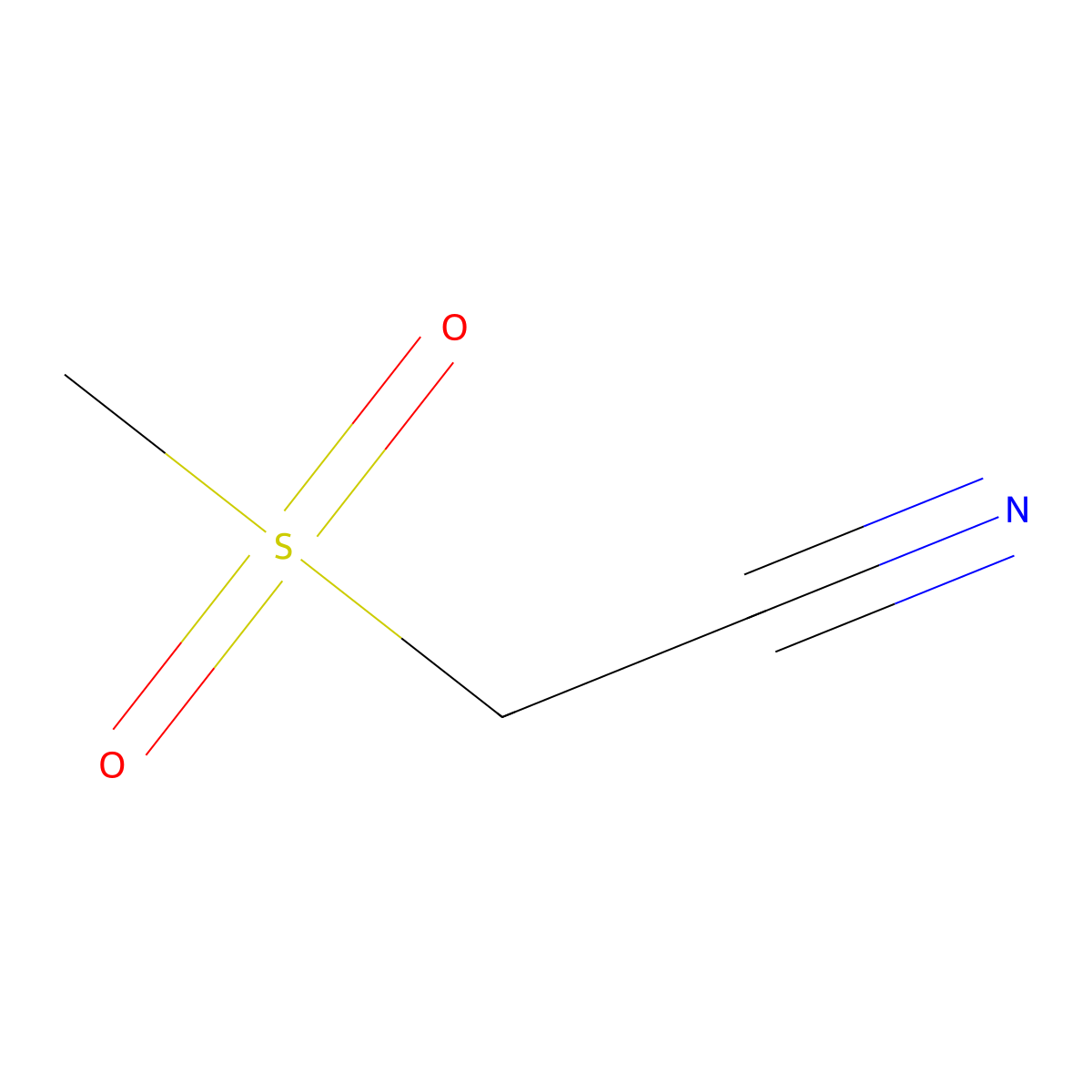 (Methylsulfonyl)acetonitrile molecular structure, CAS 2274-42-2