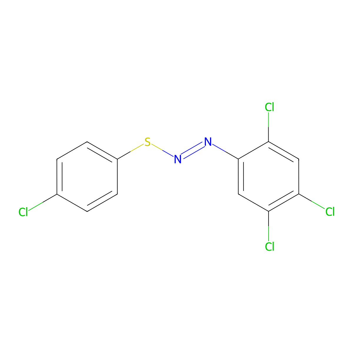 Chlorfensulfide molecular structure, CAS 2274-74-0