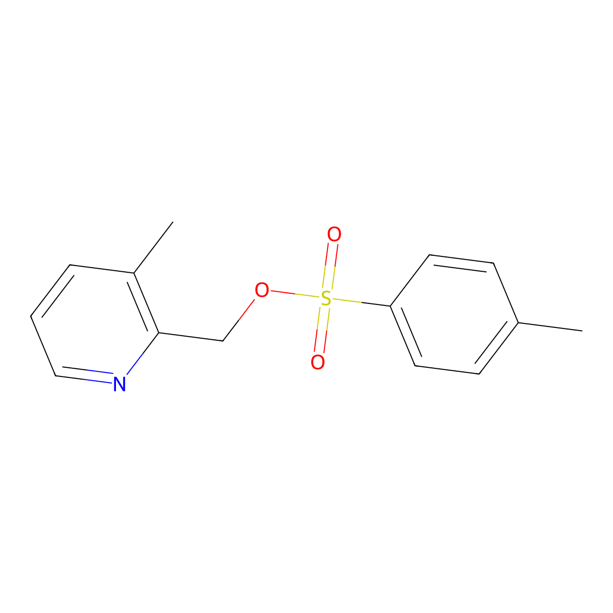 (3-Methylpyridin-2-yl)methyl 4-methylbenzene-1-sulfonate molecular structure, CAS 2274197-72-5