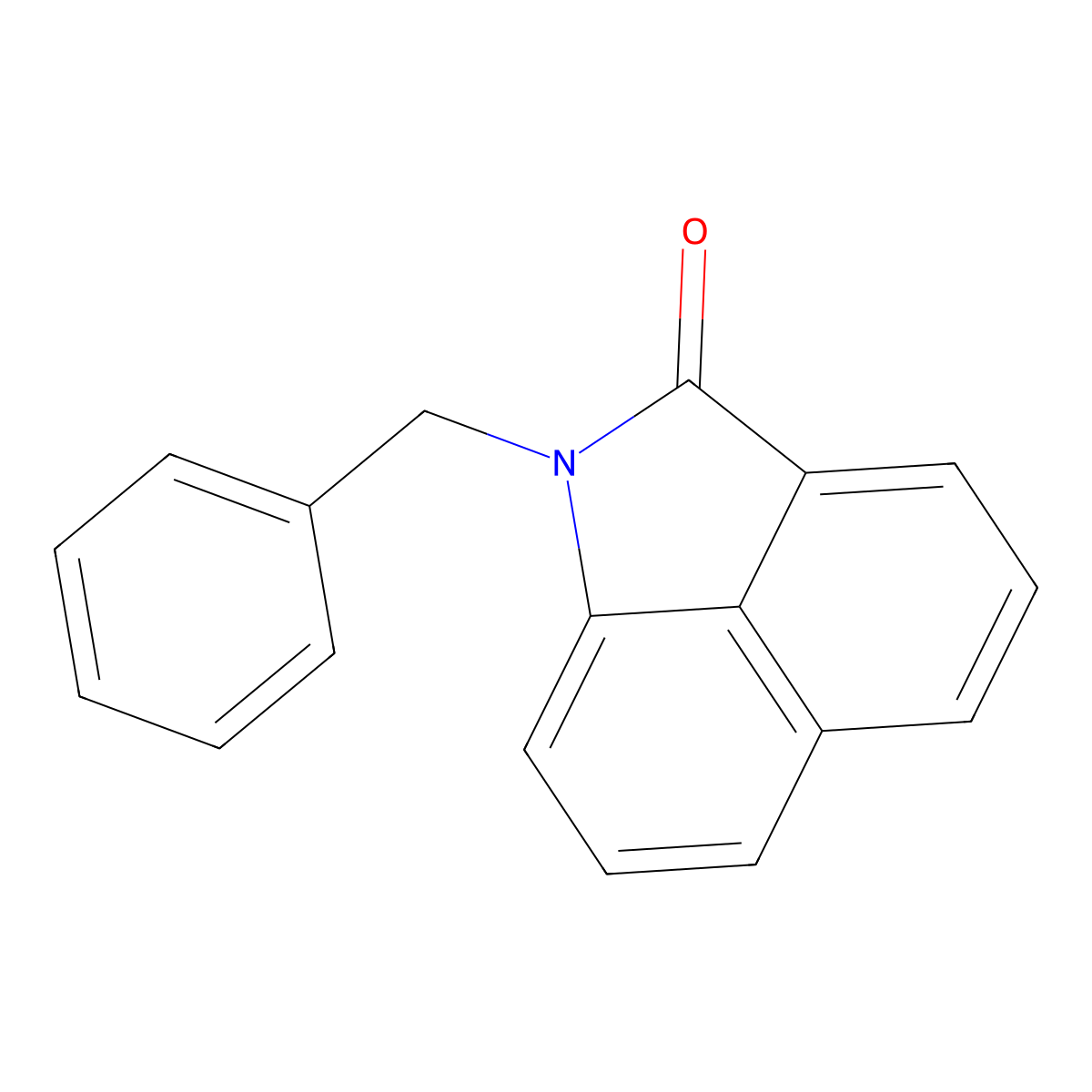 1-benzylbenzo[cd]indol-2(1H)-one molecular structure, CAS 22743-02-8