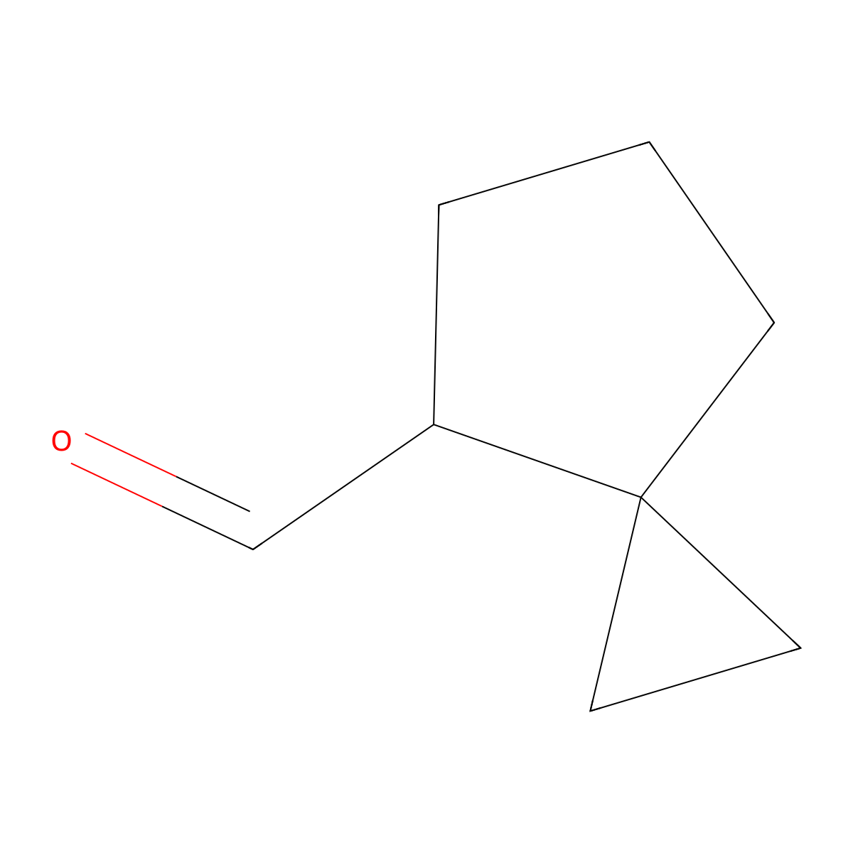Spiro[2.4]heptane-4-carbaldehyde molecular structure, CAS 2274361-61-2