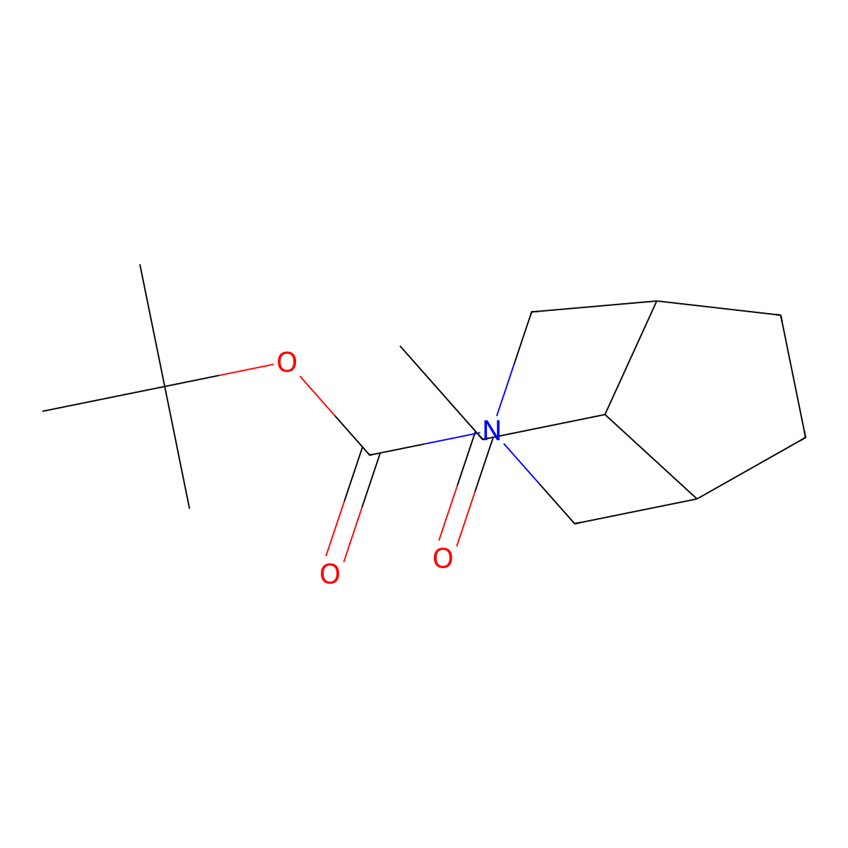 Tert-butyl 8-acetyl-3-azabicyclo[3.2.1]octane-3-carboxylate molecular structure, CAS 2274378-55-9