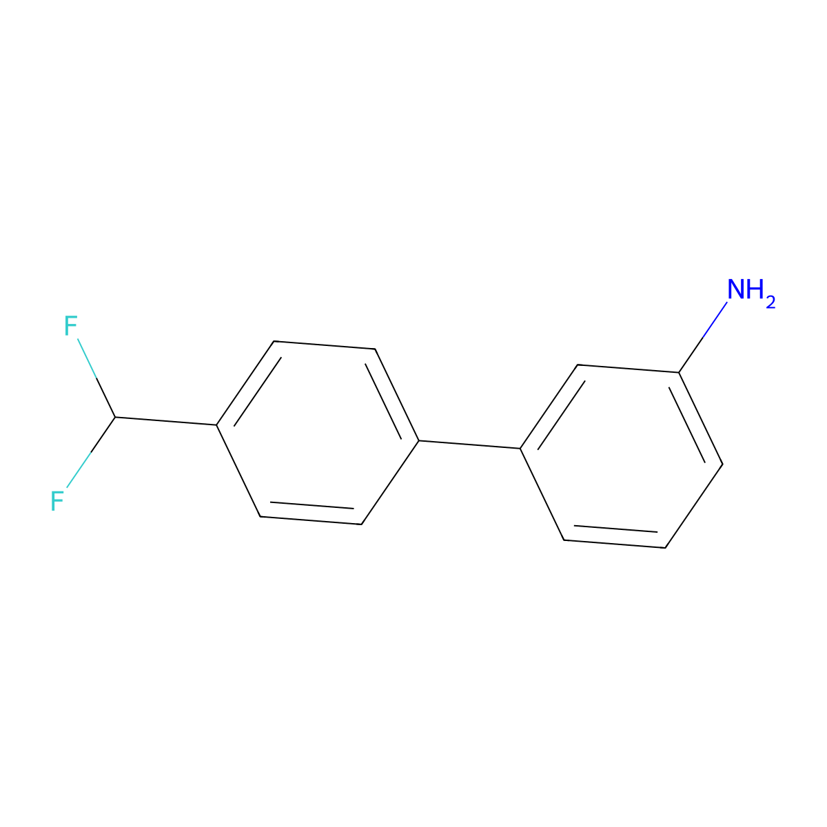 4'-(Difluoromethyl)-[1,1'-biphenyl]-3-amine molecular structure, CAS 2274446-06-7