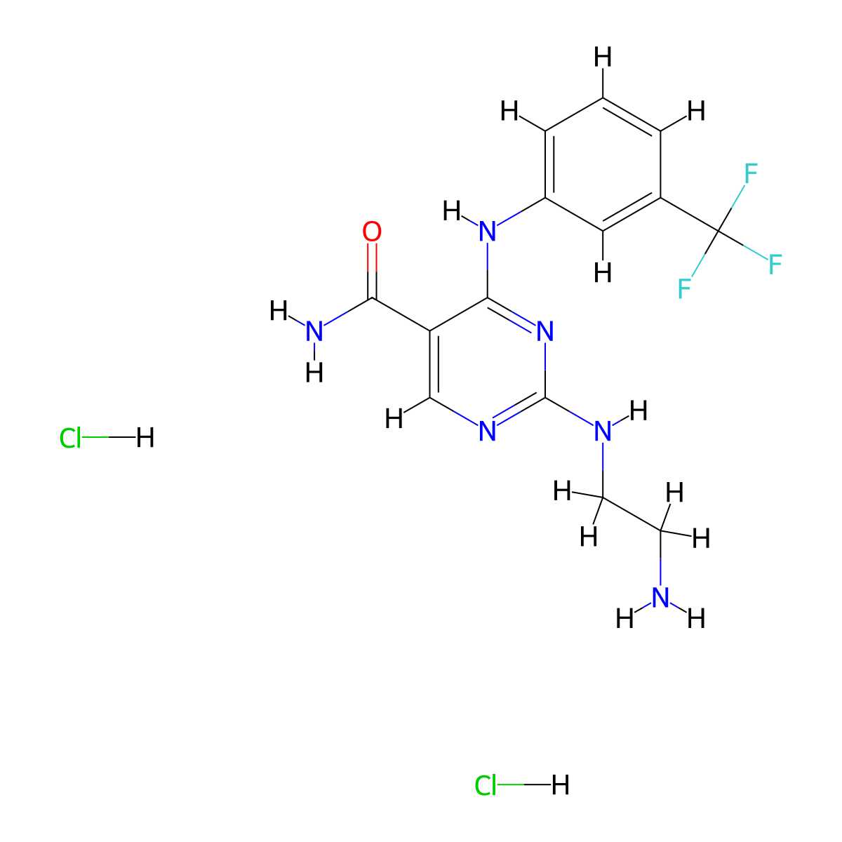 Syk Inhibitor II (hydrochloride) molecular structure, CAS 227449-73-2
