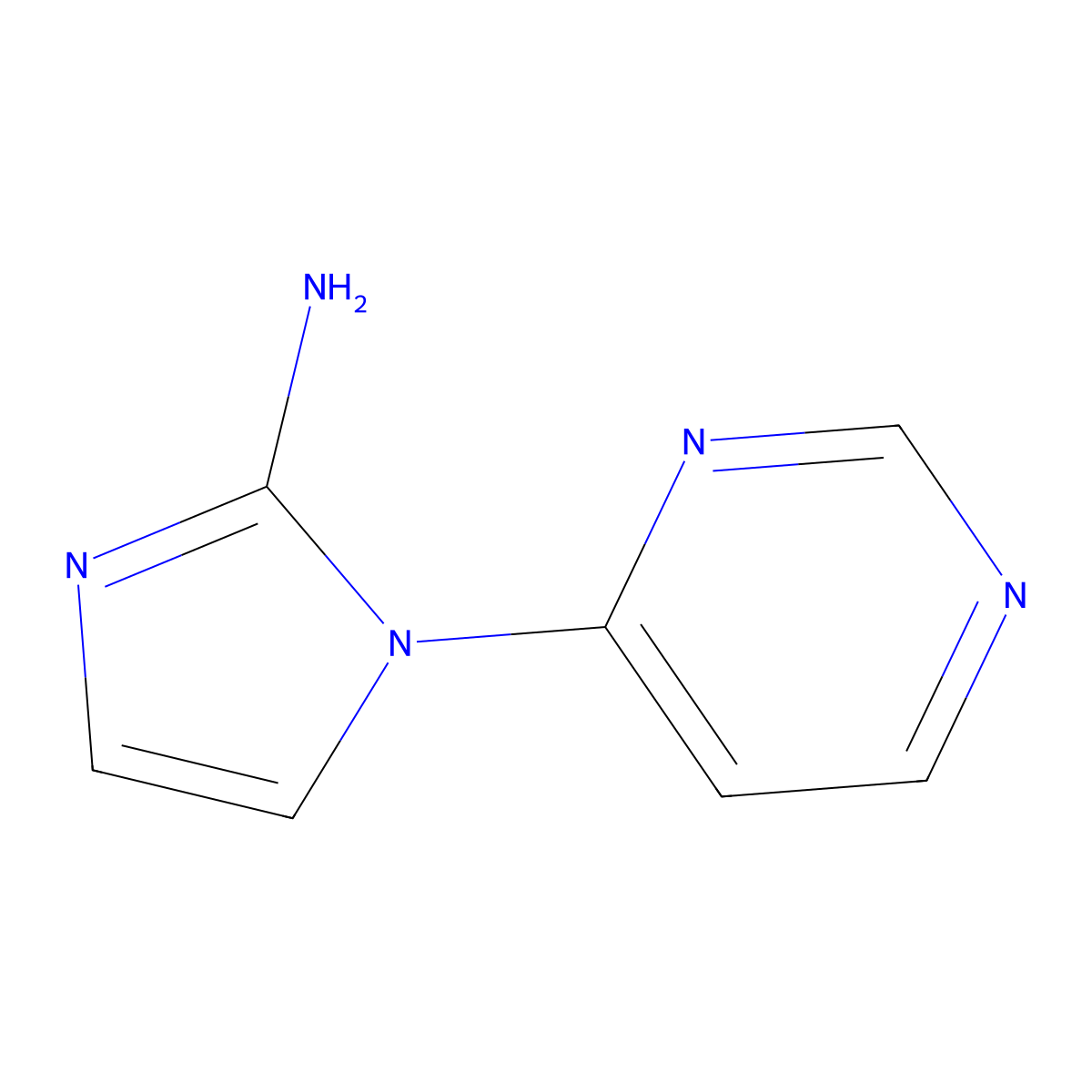 1-(pyrimidin-4-yl)-1H-imidazol-2-amine molecular structure, CAS 2274510-74-4