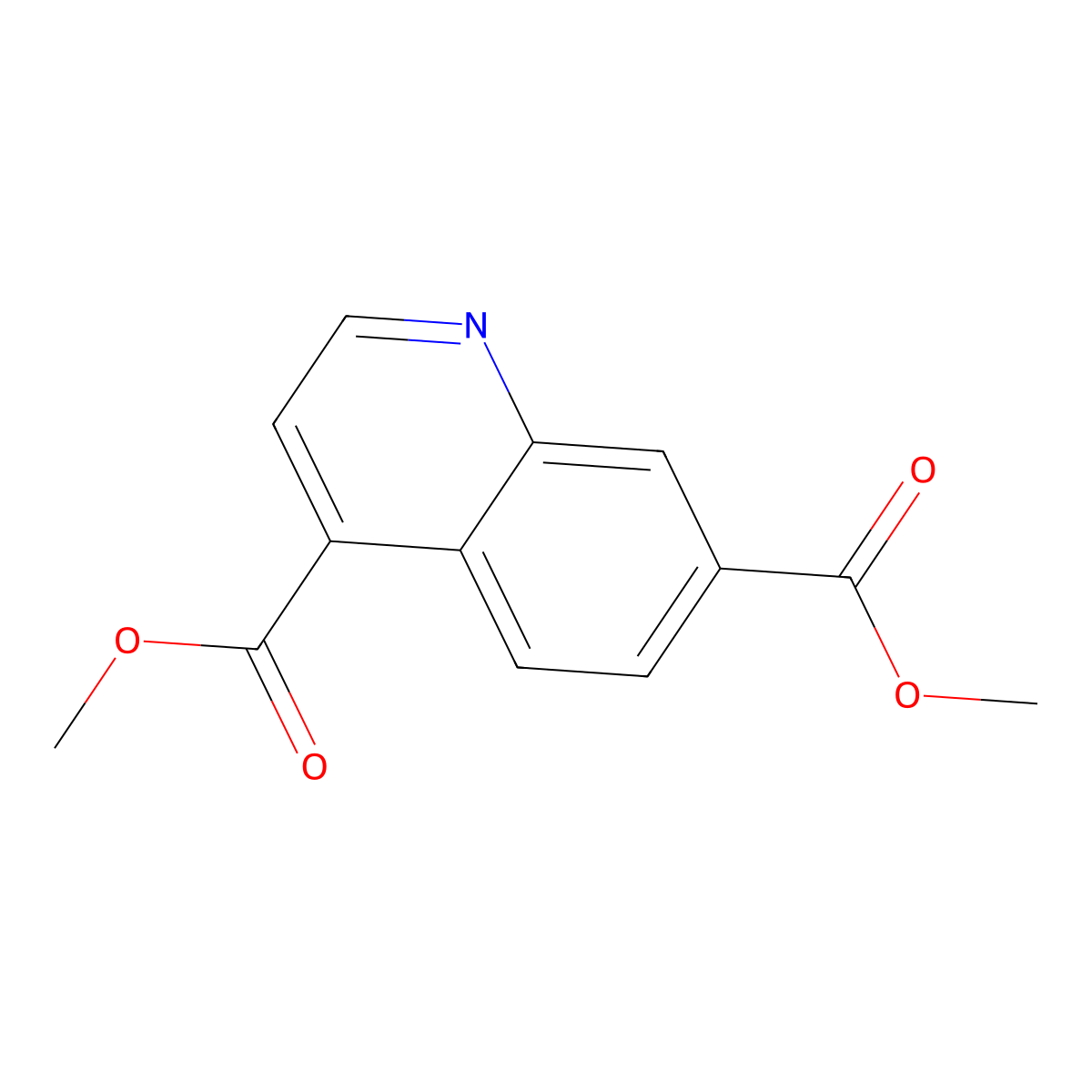 4,7-Dimethyl 4,7-quinolinedicarboxylate molecular structure, CAS 227453-43-2