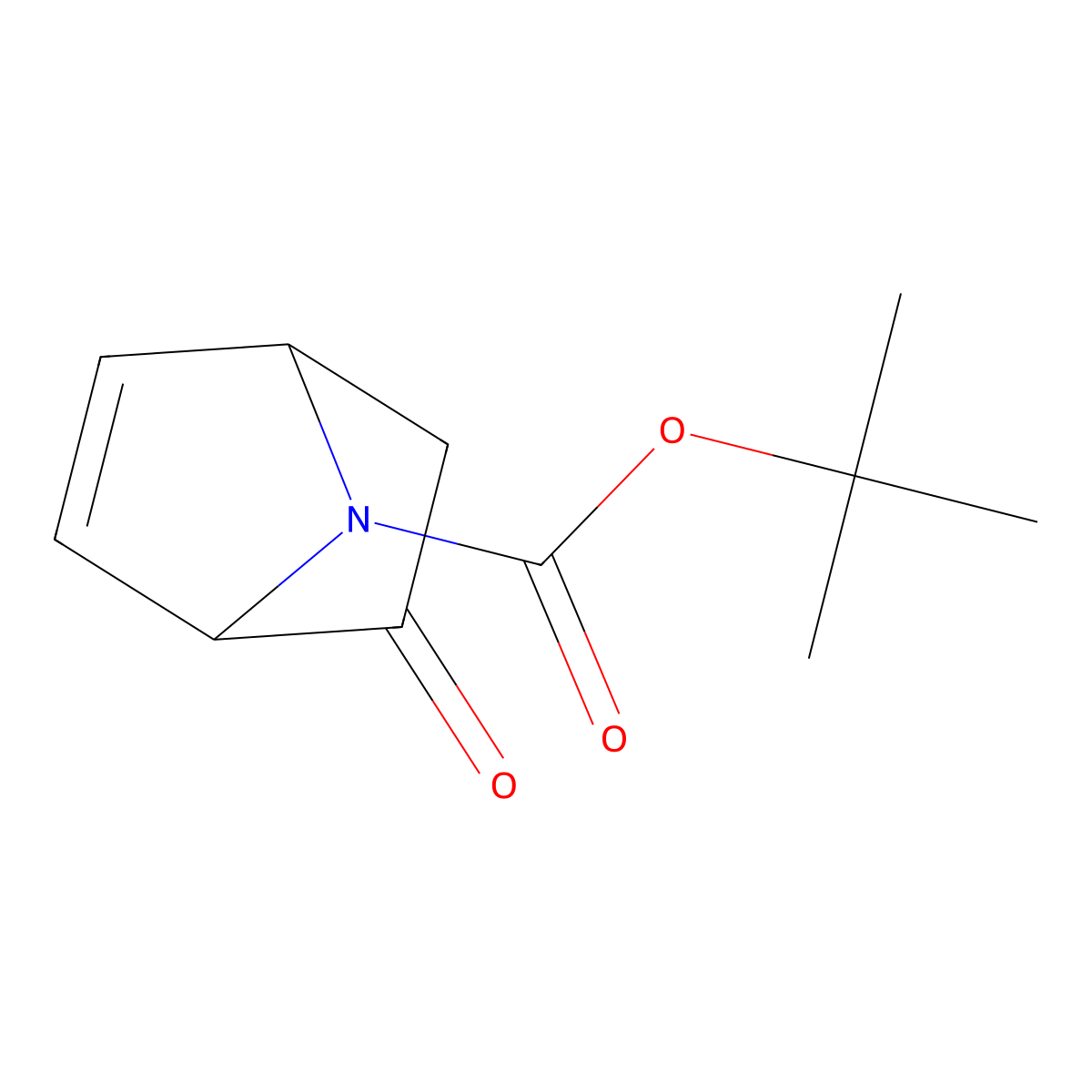 Tert-butyl 5-oxo-7-azabicyclo[2.2.1]hept-2-ene-7-carboxylate molecular structure, CAS 227454-58-2
