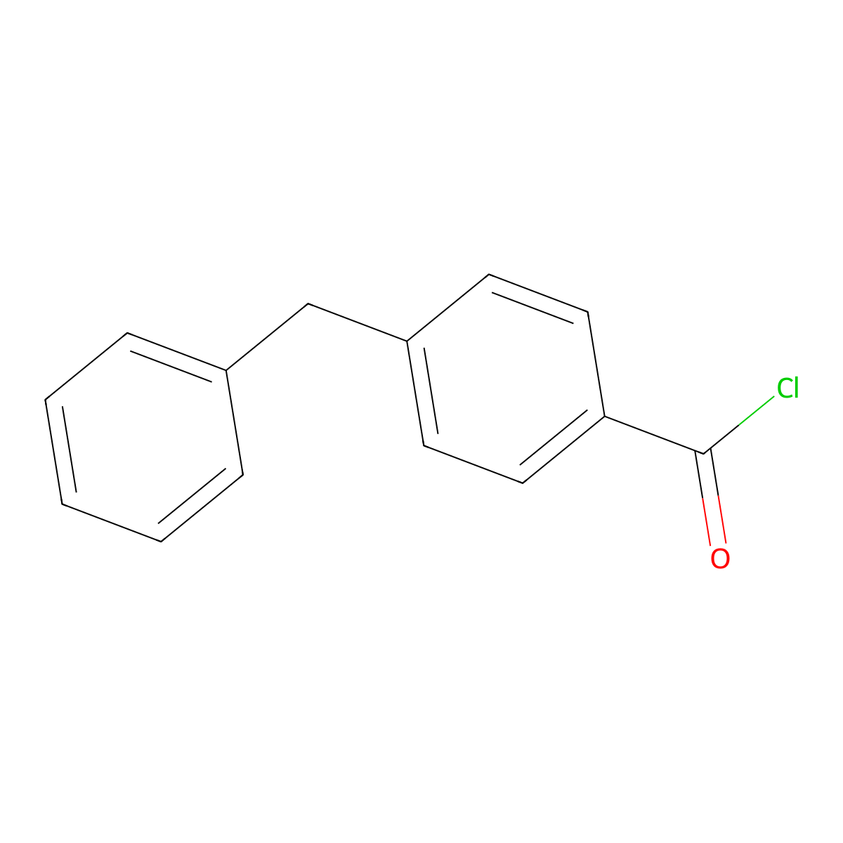 4-Benzylbenzoyl chloride molecular structure, CAS 22746-83-4