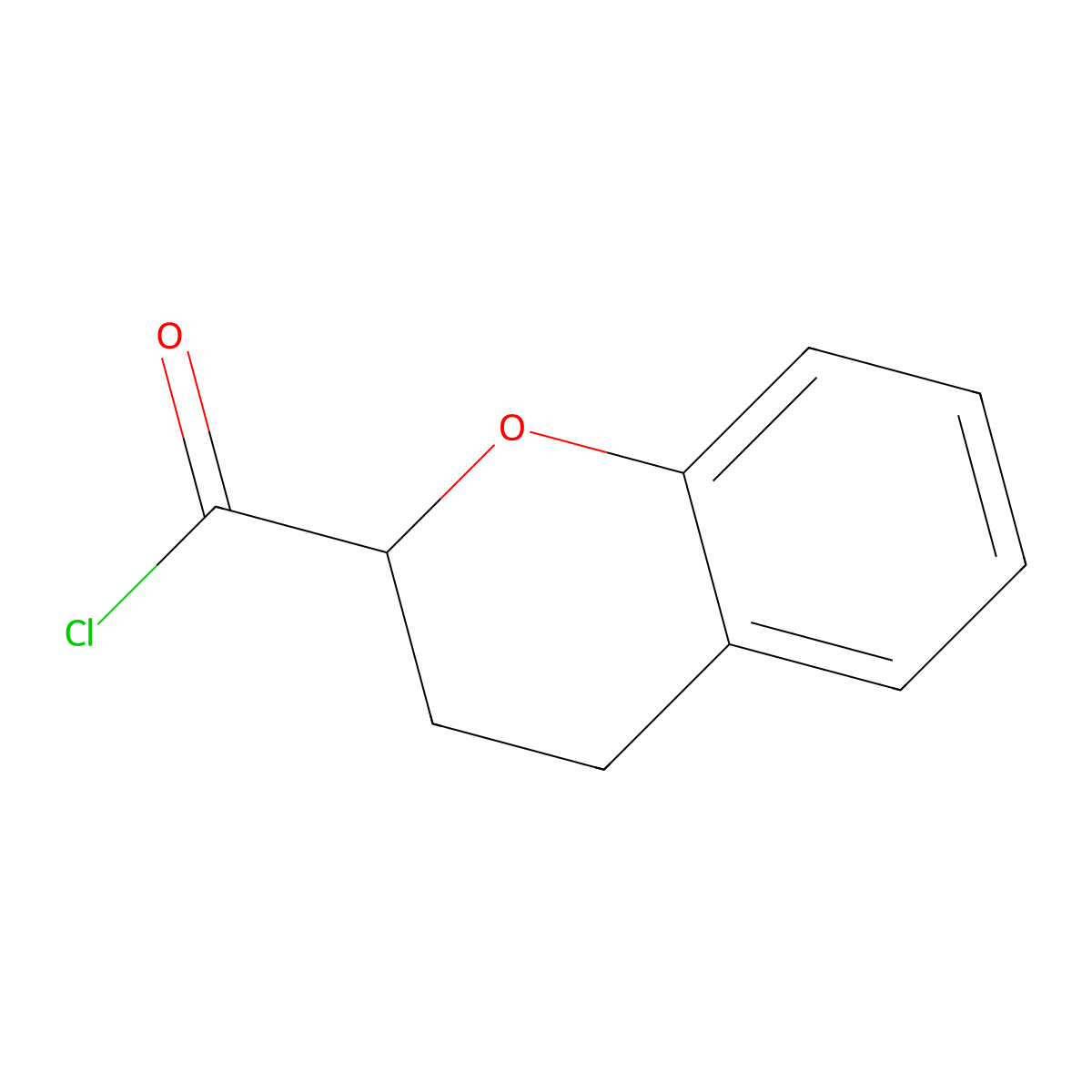 2-Chromanecarbonyl chloride molecular structure, CAS 227466-91-3
