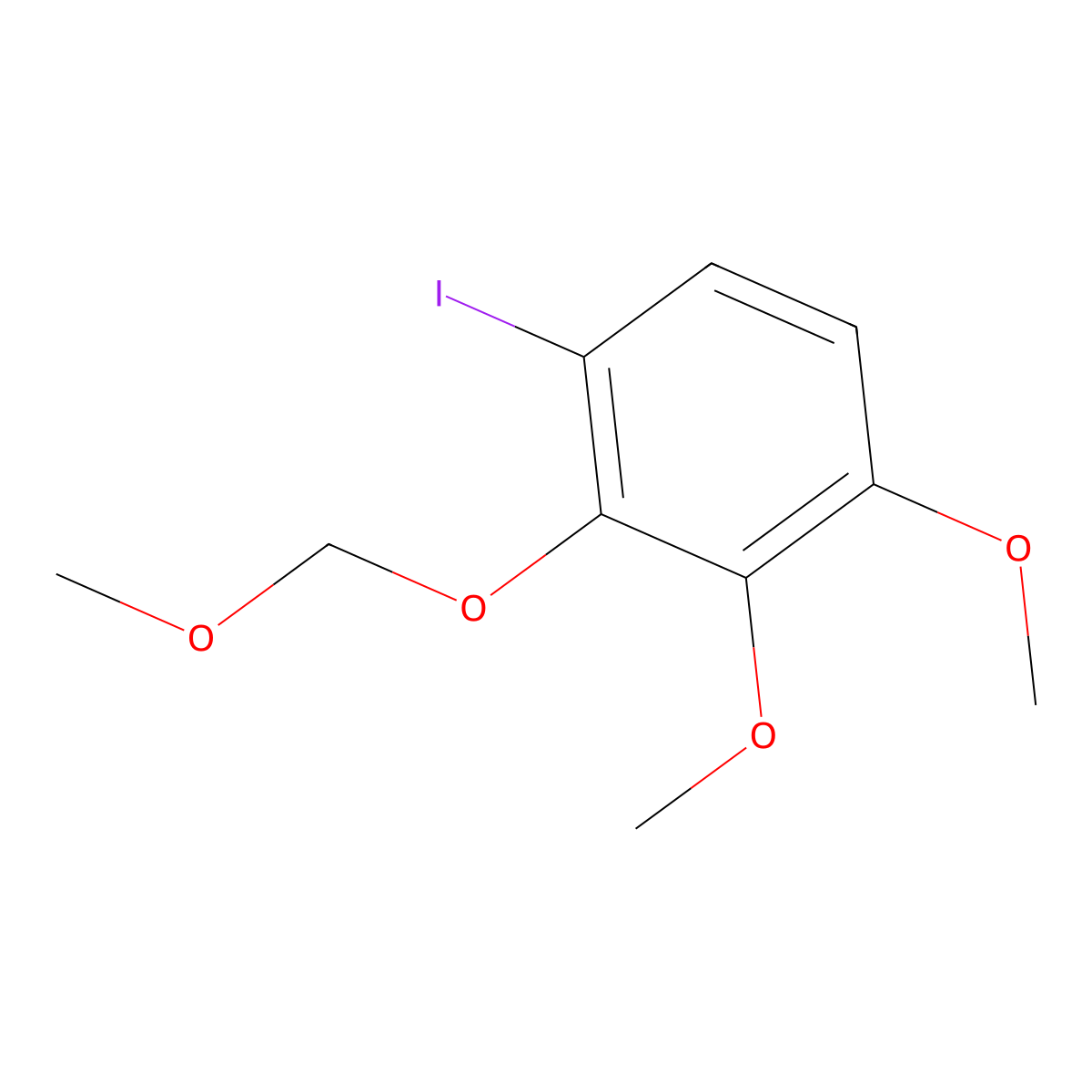 1-Iodo-3,4-dimethoxy-2-(methoxymethoxy)benzene molecular structure, CAS 227473-80-5