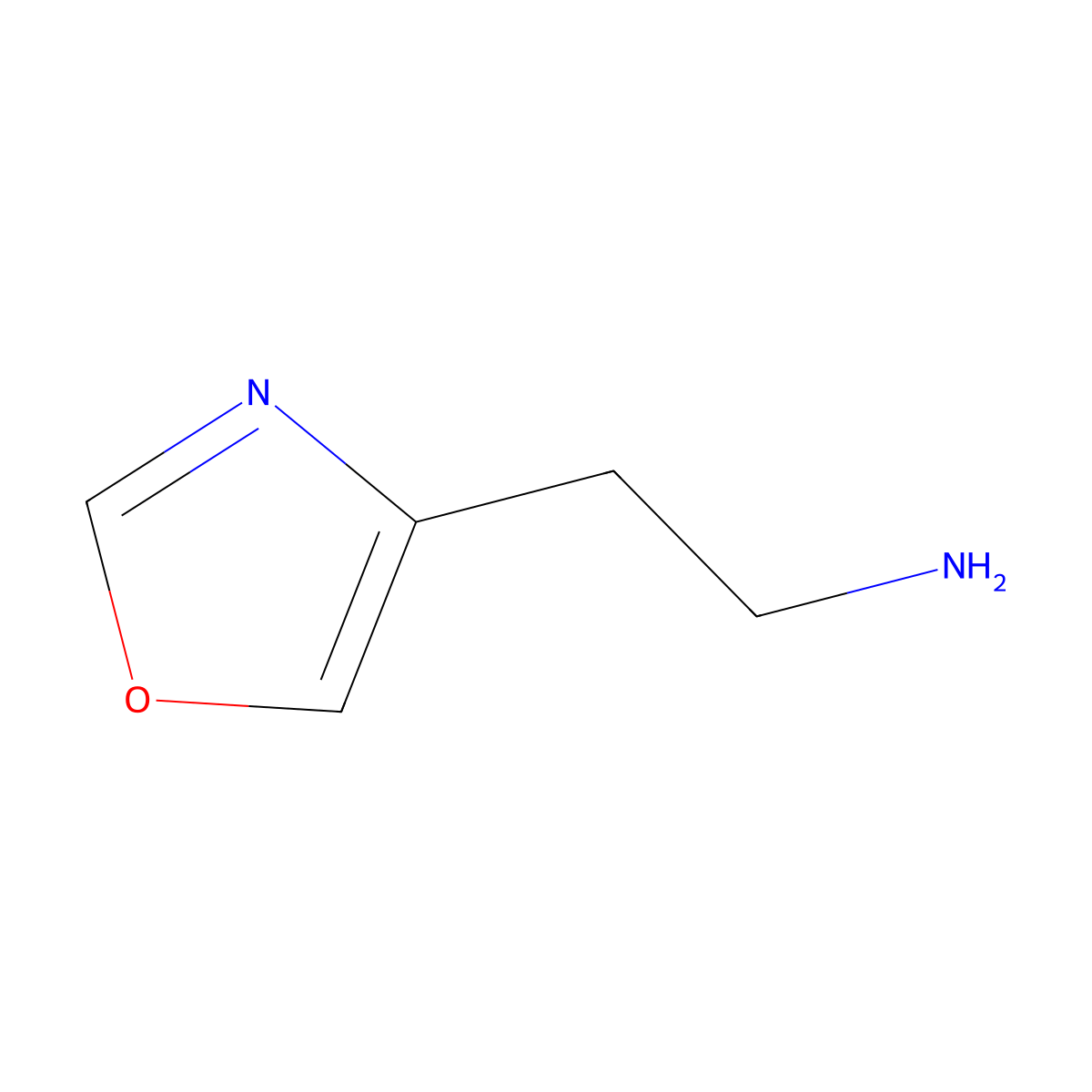 2-(1,3-Oxazol-4-yl)ethan-1-amine molecular structure, CAS 227475-42-5