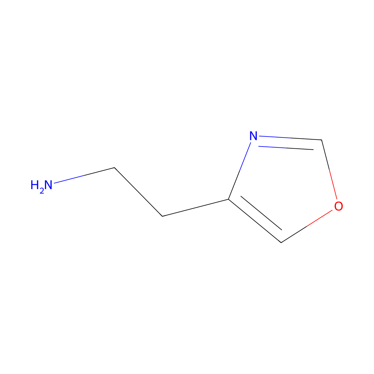 2-(1,3-Oxazol-4-yl)ethan-1-amine molecular structure, CAS 227475-42-5
