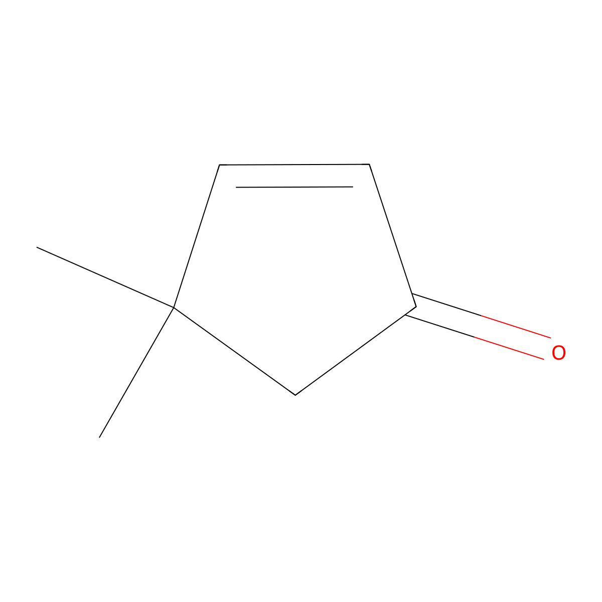 4,4-Dimethyl-2-cyclopenten-1-one molecular structure, CAS 22748-16-9