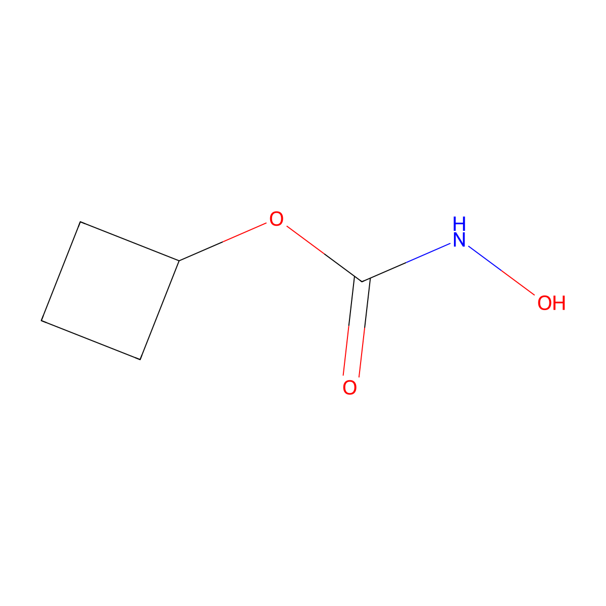 cyclobutyl N-hydroxycarbamate molecular structure, CAS 2275217-32-6
