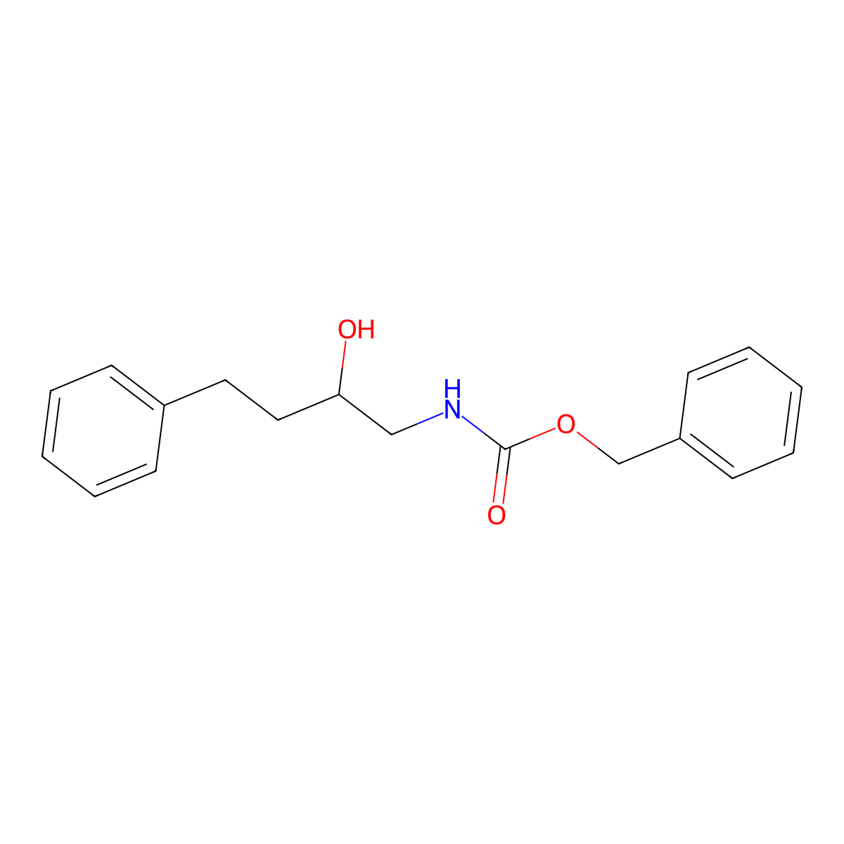 benzyl N-(2-hydroxy-4-phenylbutyl)carbamate molecular structure, CAS 2275308-40-0