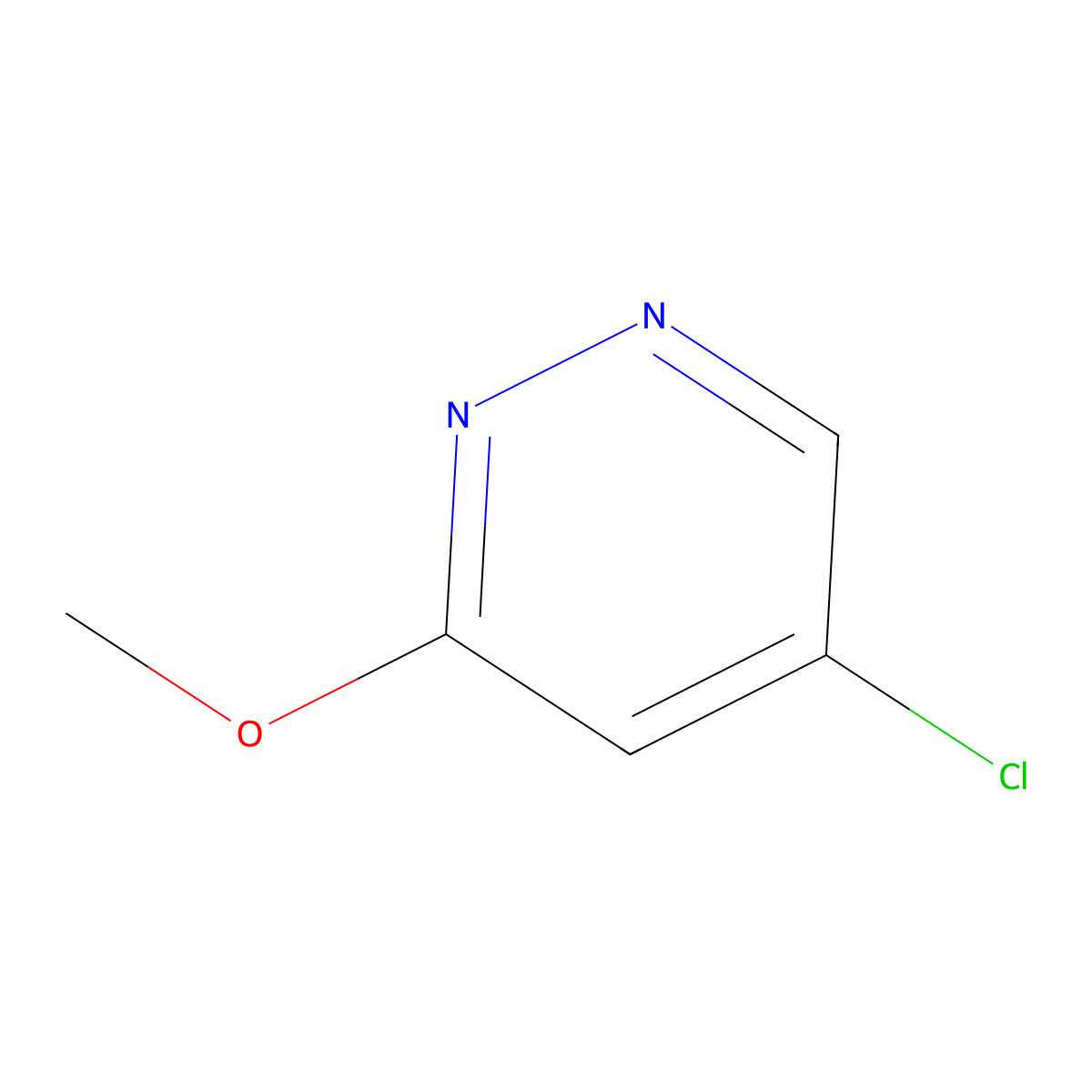 5-Chloro-3-methoxypyridazine molecular structure, CAS 2275572-33-1
