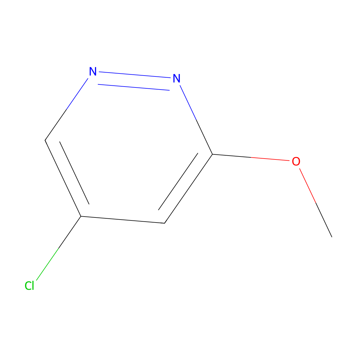 5-Chloro-3-methoxypyridazine molecular structure, CAS 2275572-33-1