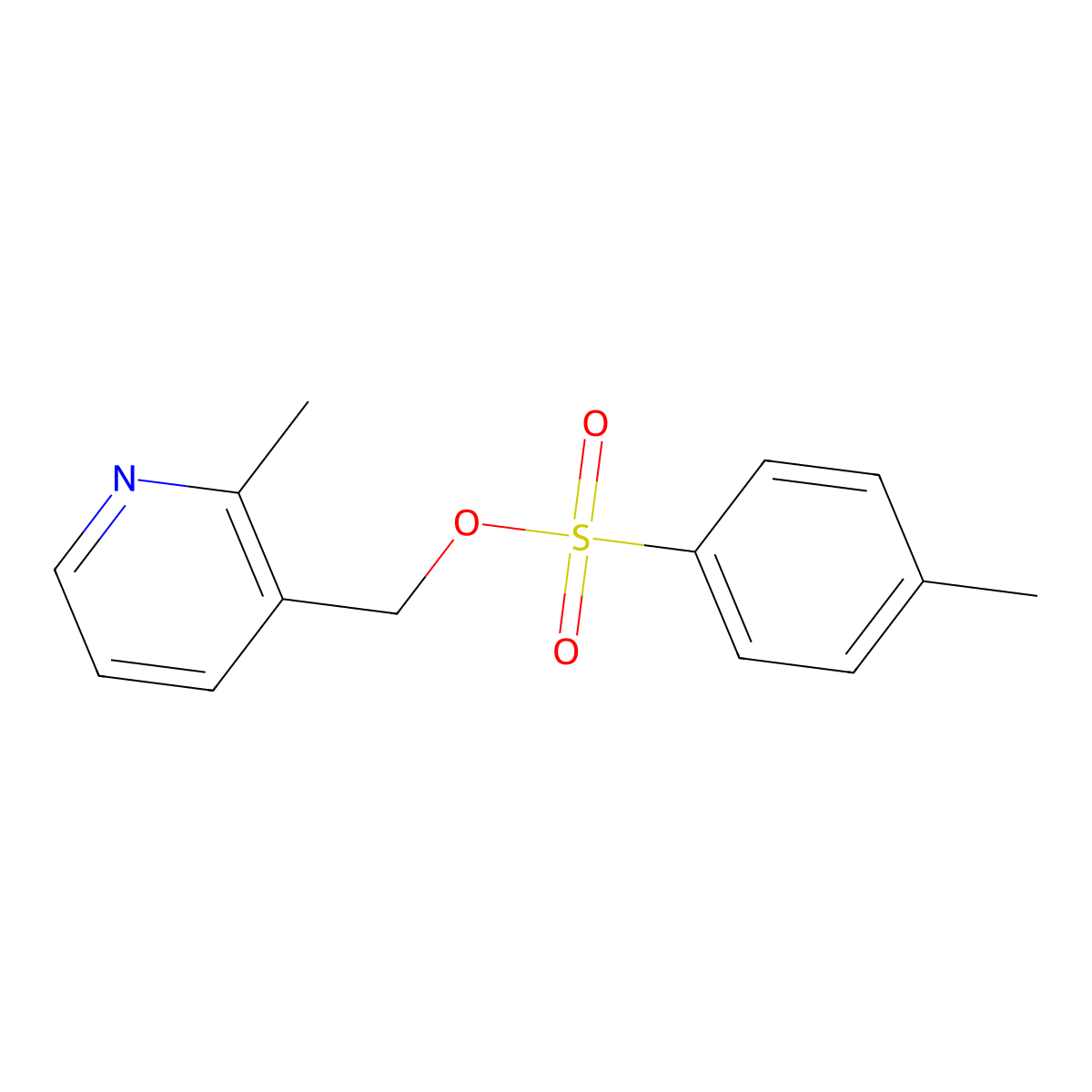 (2-Methylpyridin-3-yl)methyl 4-methylbenzene-1-sulfonate molecular structure, CAS 2275635-00-0