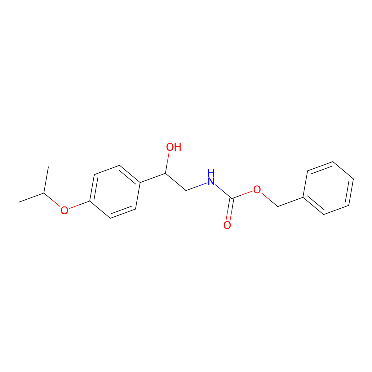 benzyl N-{2-hydroxy-2-[4-(propan-2-yloxy)phenyl]ethyl}carbamate molecular structure, CAS 2275970-35-7