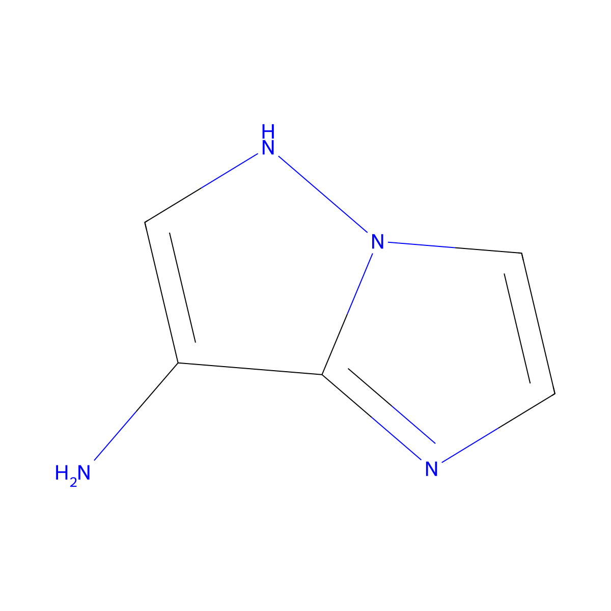 1H-Imidazo[1,2-b]pyrazol-7-amine molecular structure, CAS 227611-50-9