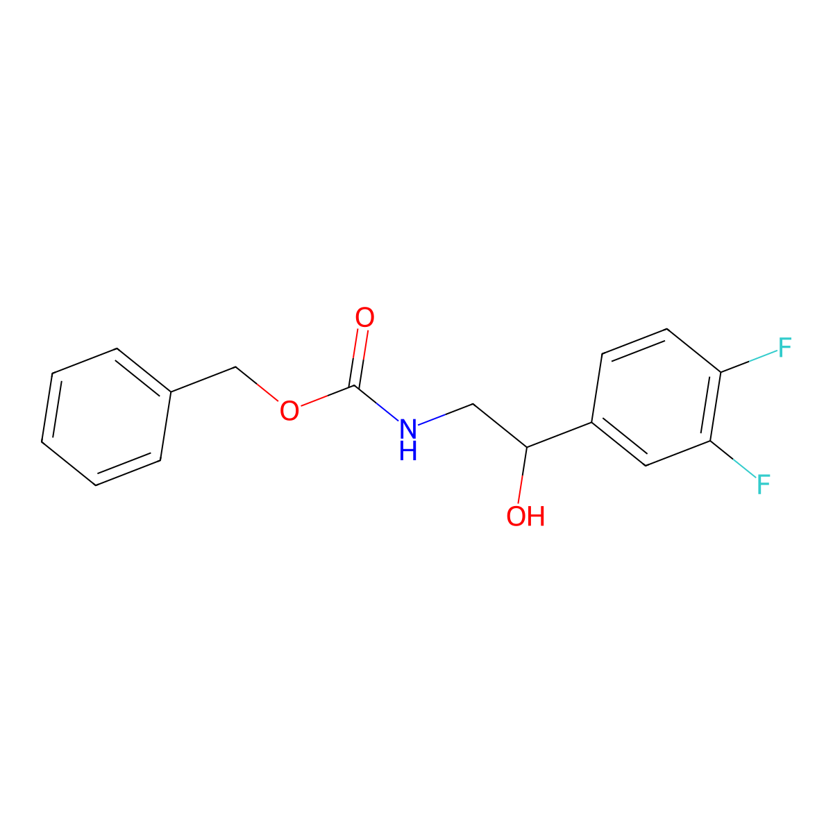 benzyl N-[2-(3,4-difluorophenyl)-2-hydroxyethyl]carbamate molecular structure, CAS 2276148-77-5
