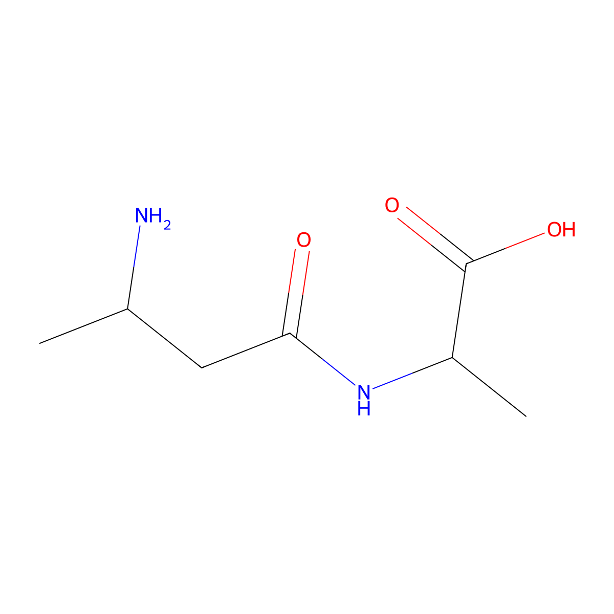 (R)-2-((R)-3-Aminobutanamido)propanoic acid molecular structure, CAS 2276229-34-4