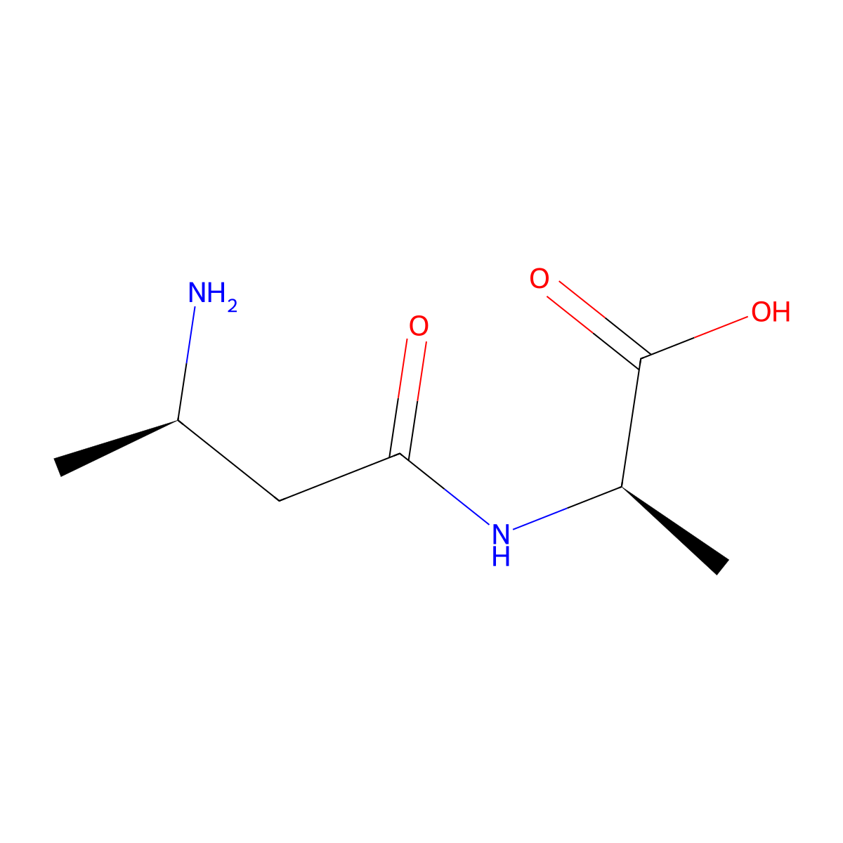 (R)-2-((R)-3-Aminobutanamido)propanoic acid molecular structure, CAS 2276229-34-4