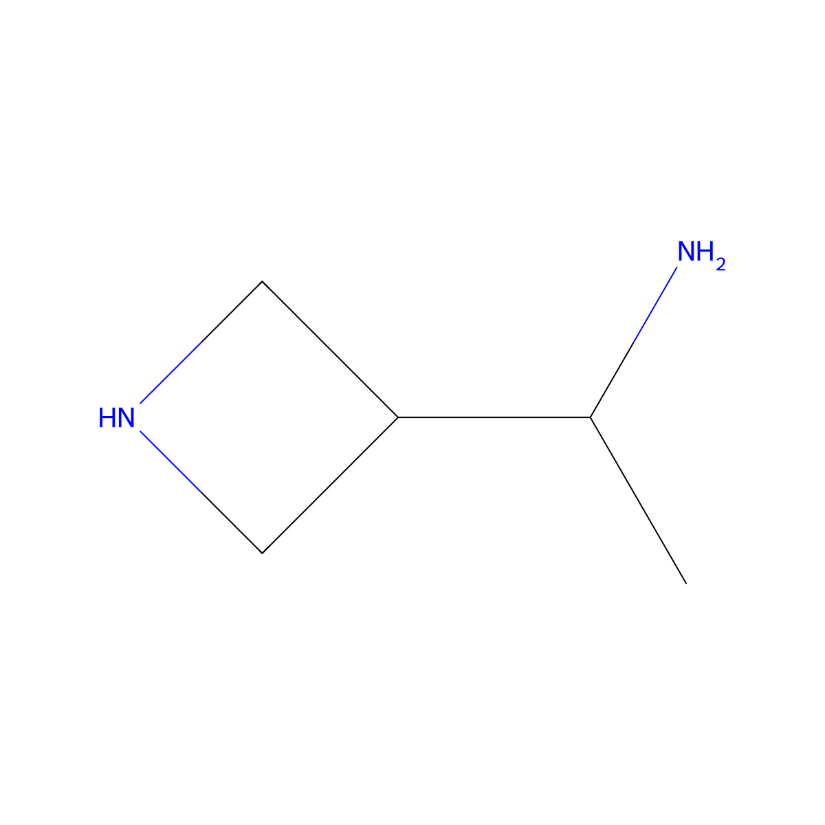 (1R)-1-(azetidin-3-yl)ethan-1-amine molecular structure, CAS 2276473-83-5