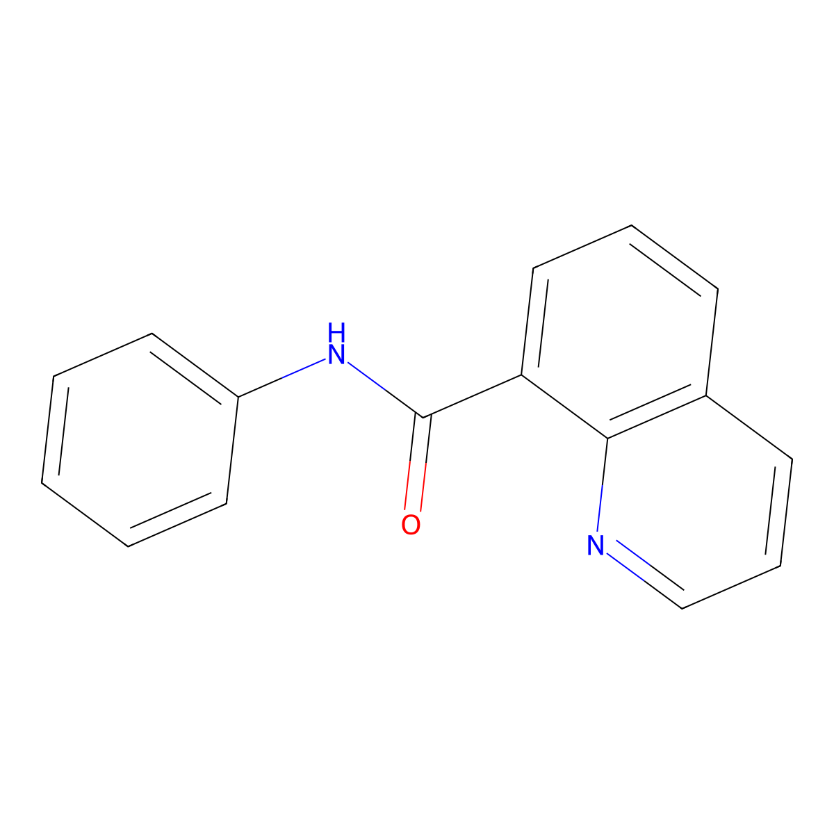 N-phenylquinoline-8-carboxamide molecular structure, CAS 22765-51-1